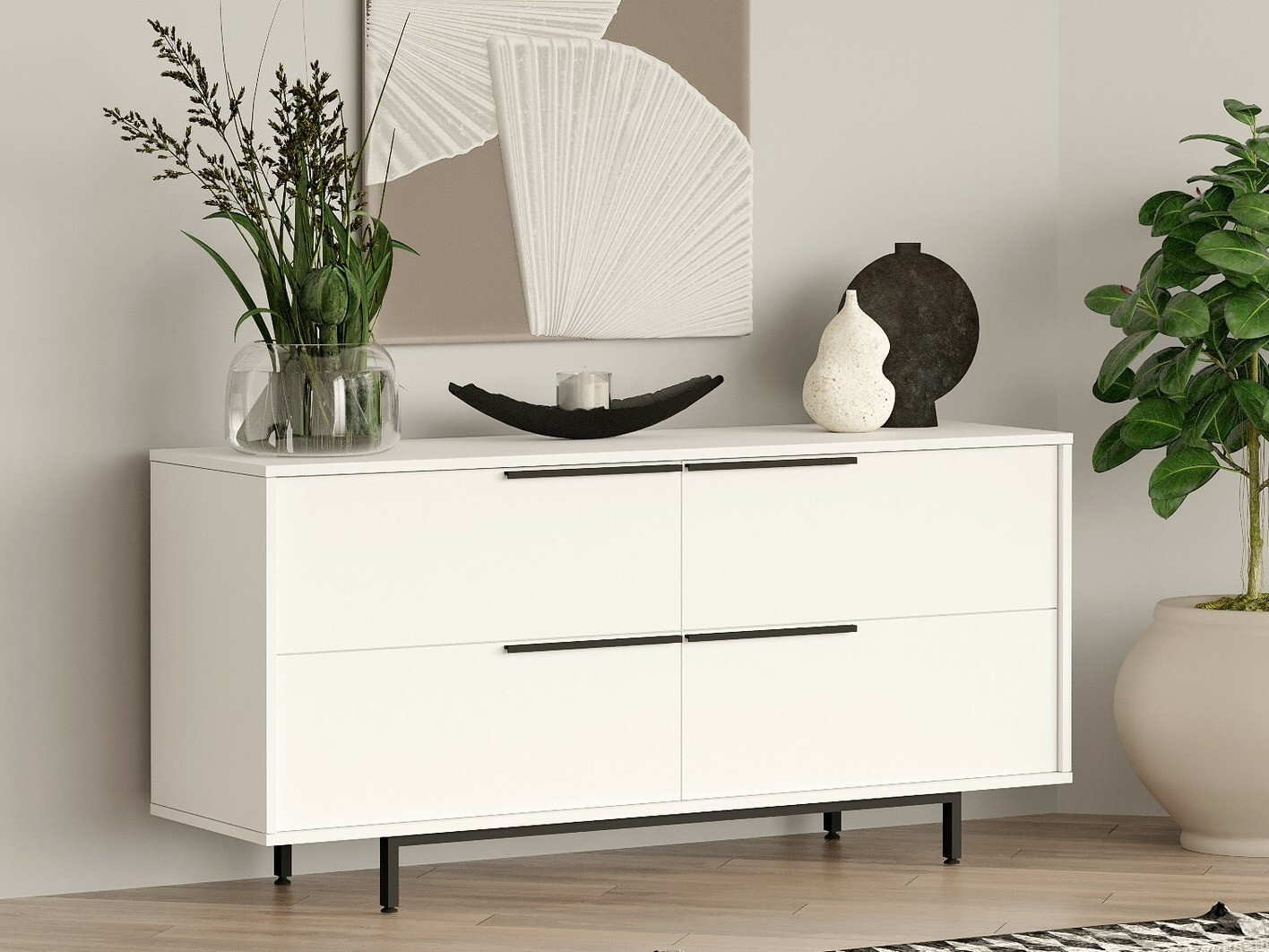 Szekrény Fertore 103 (Fehér)