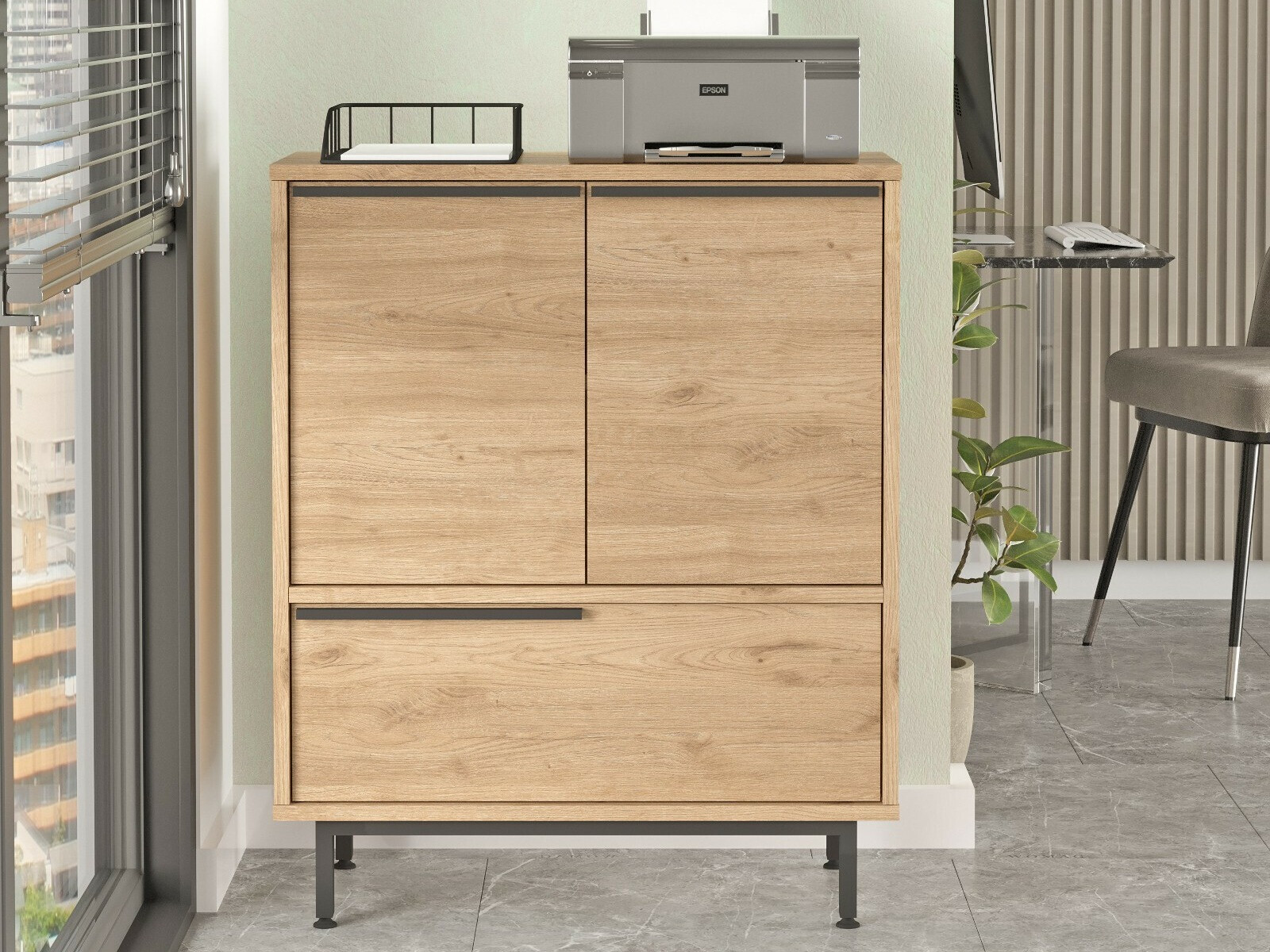 Szekrény Fertore 107 (Dió)