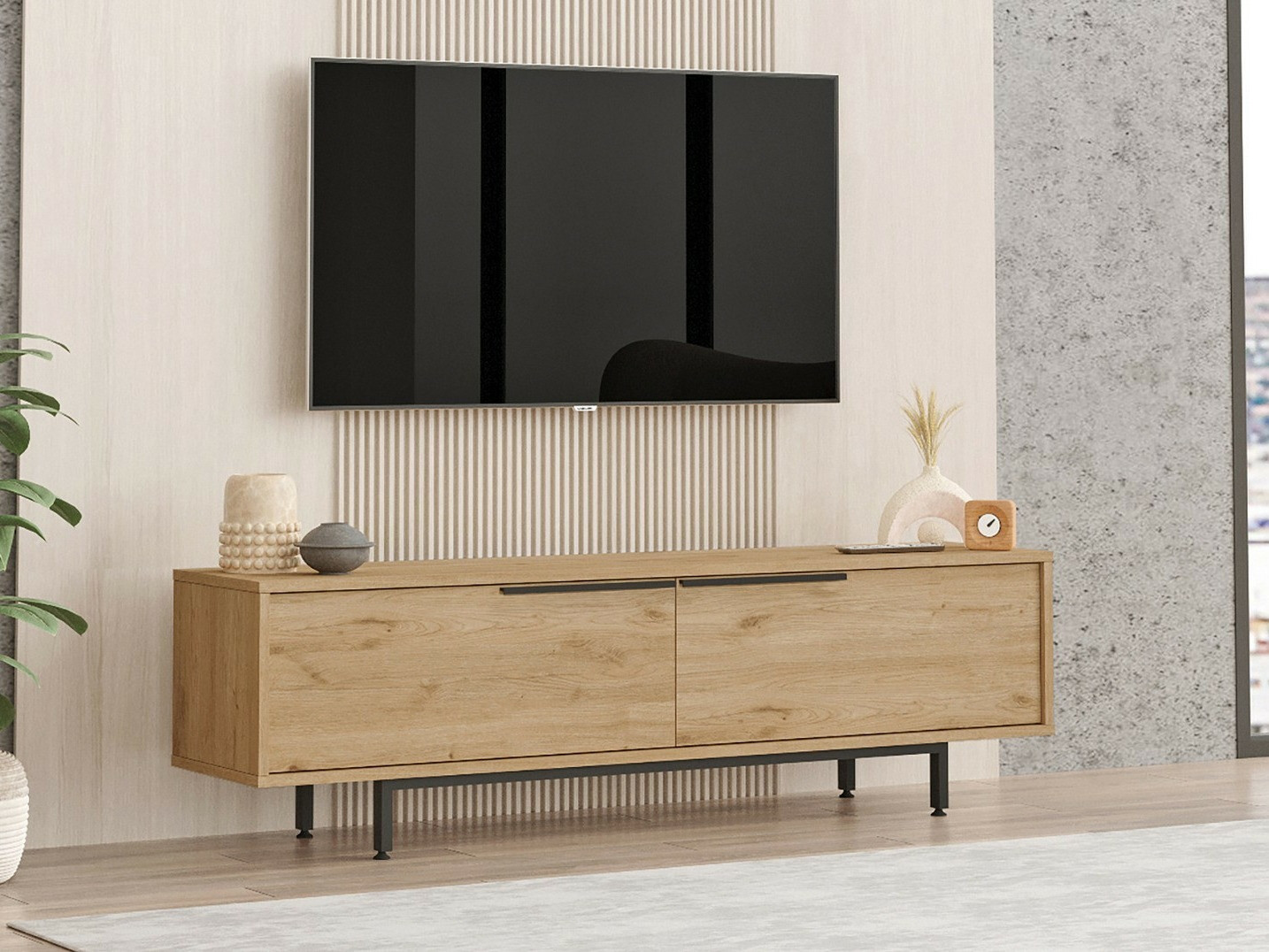 TV-állvány Fertore 101 (Dió)