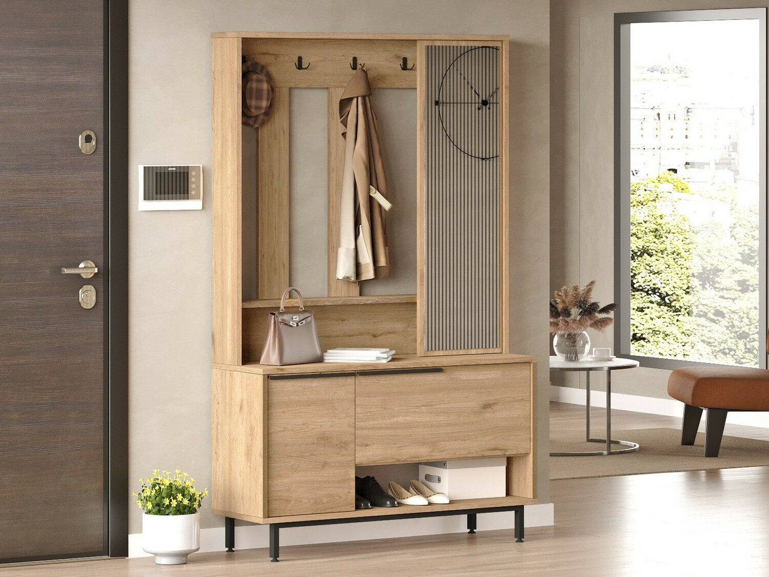 Előszoba garnitúra Fertore 110 (Dió)