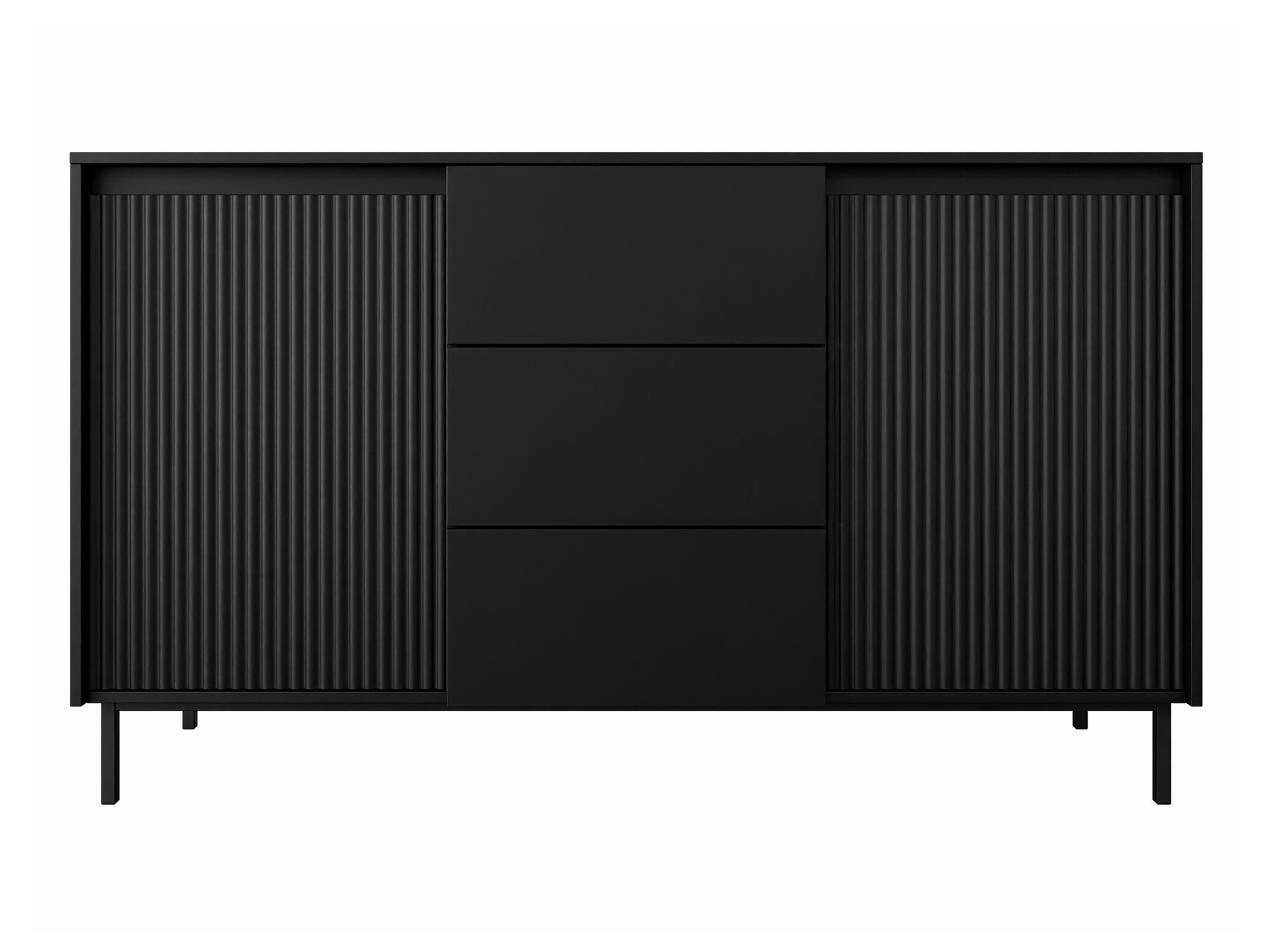 Komód Comfivo Delruva I (Fekete)