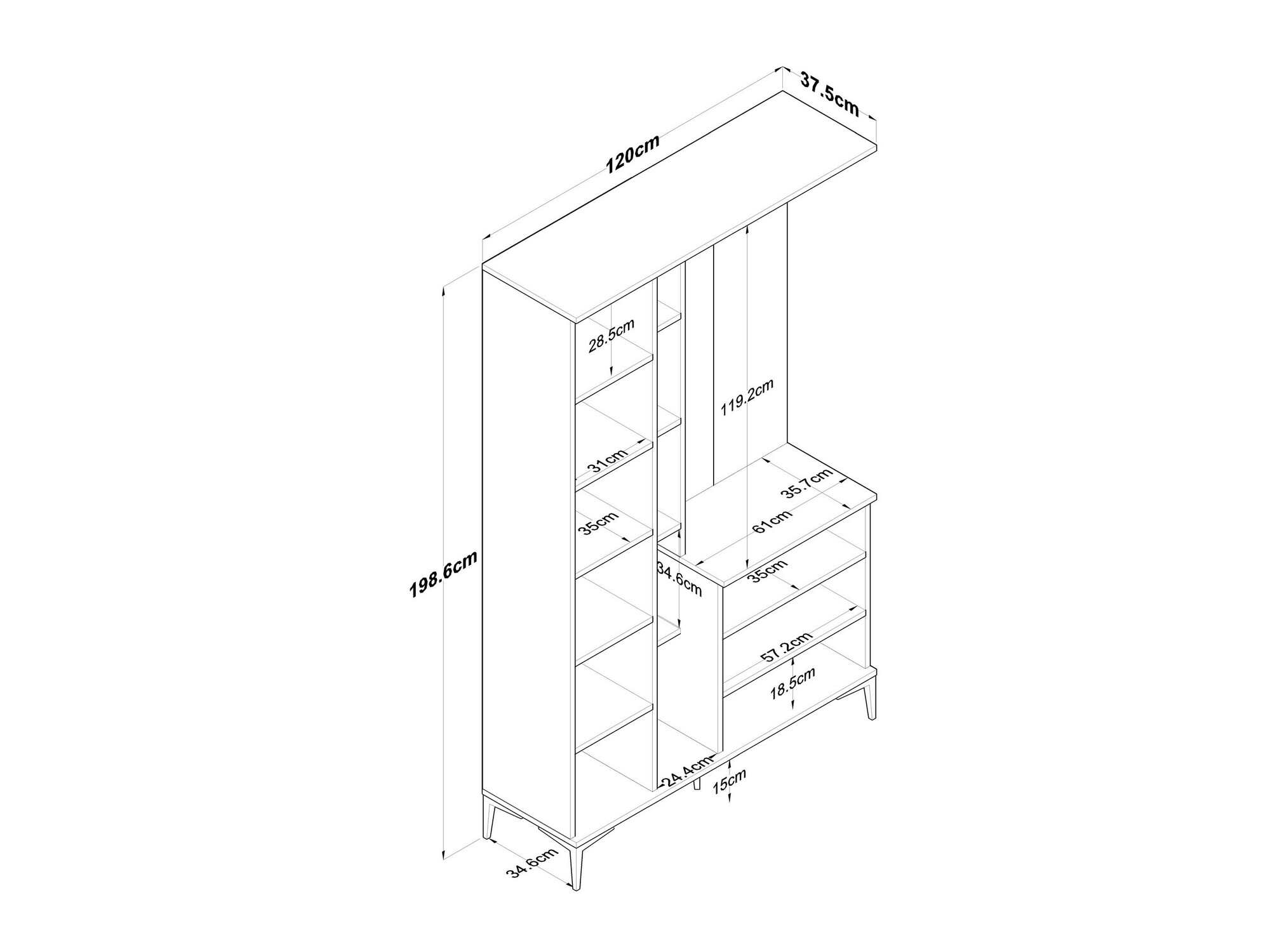 Előszoba garnitúra Catevara 103