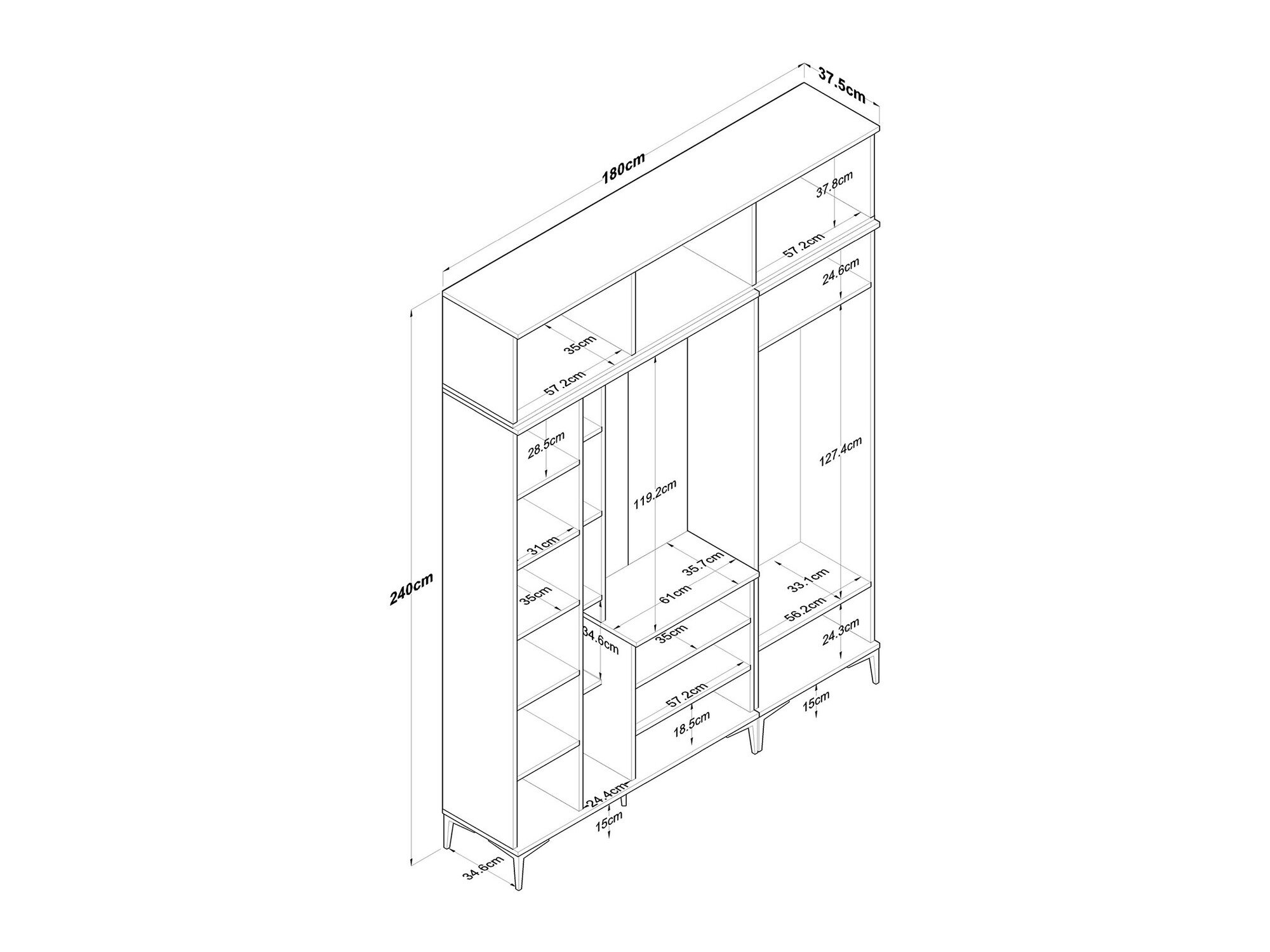 Előszoba garnitúra Catevara 104