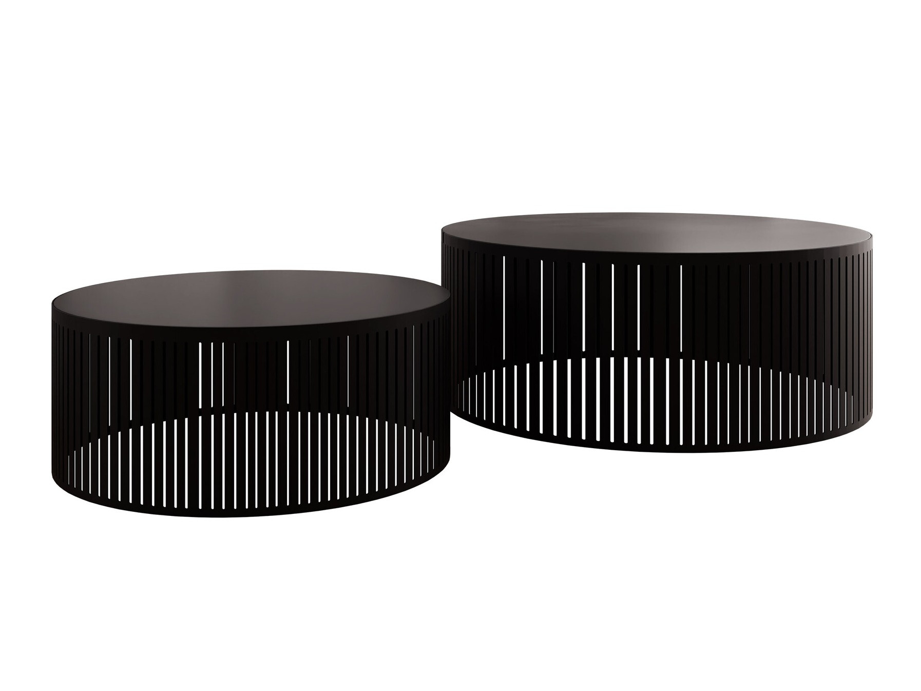 Dohányzóasztal szett Prunis (Fekete)