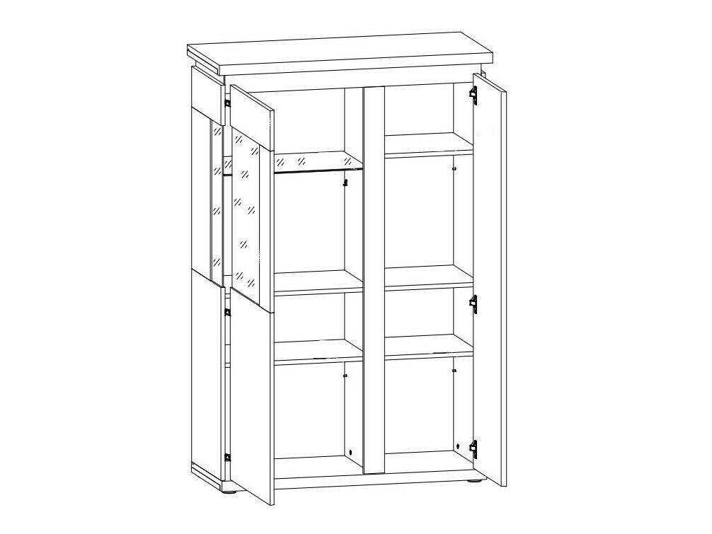 Könyvespolc Boston CM102