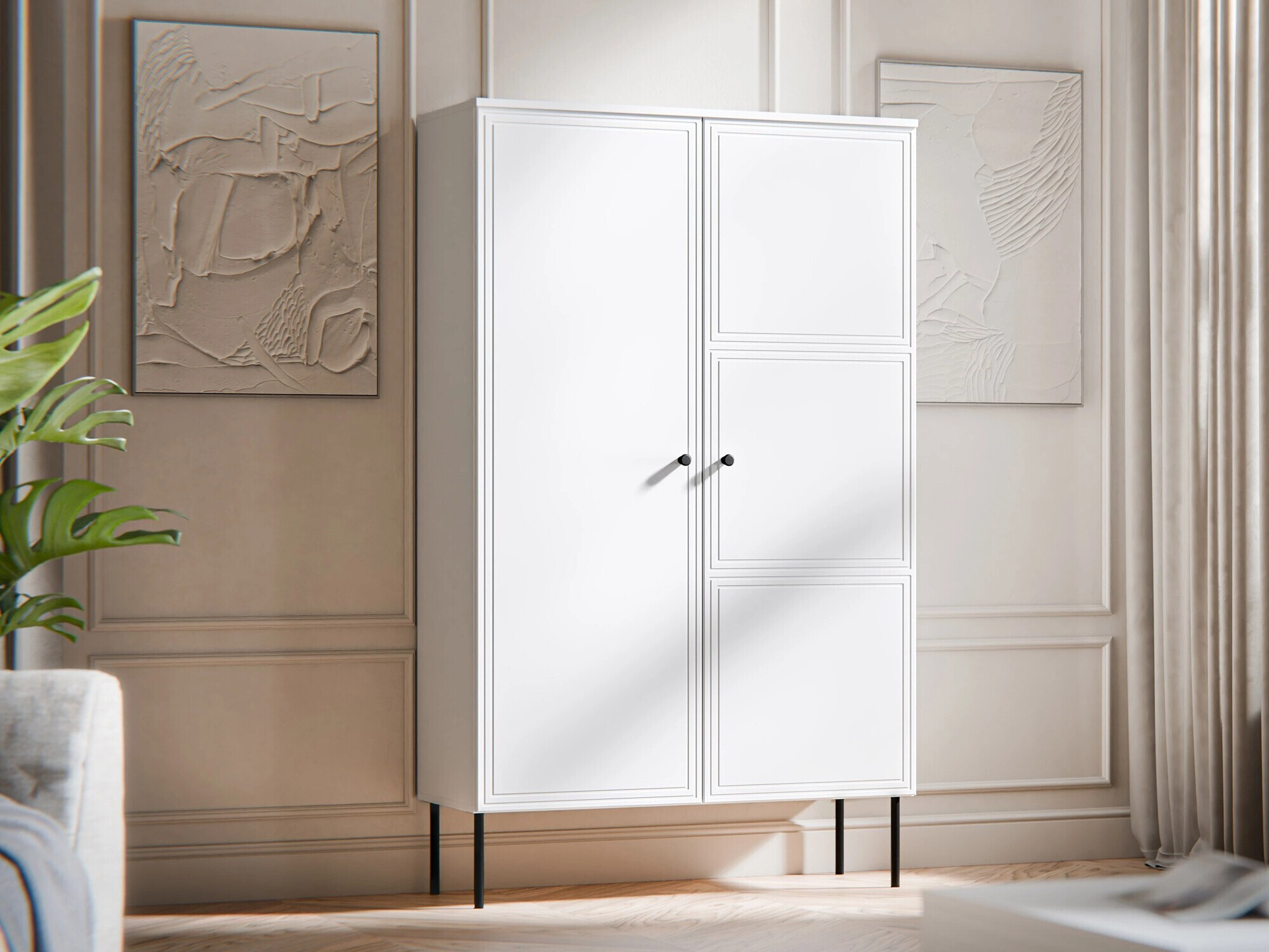 Könyvespolc Celra (Fehér)