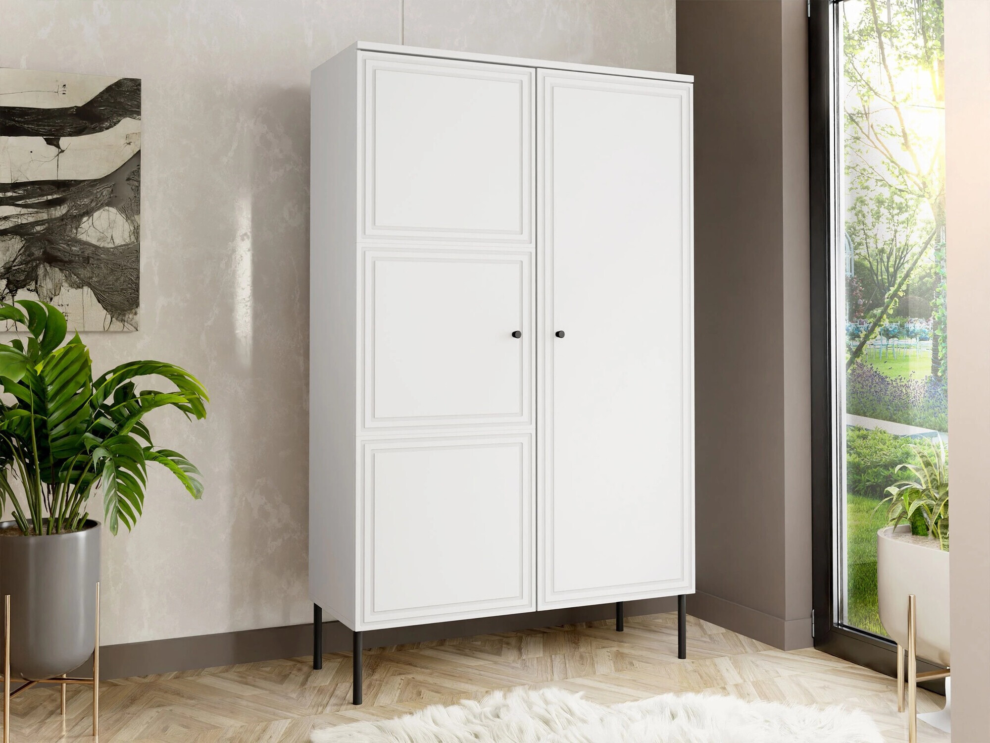 Könyvespolc Celra (Fehér)