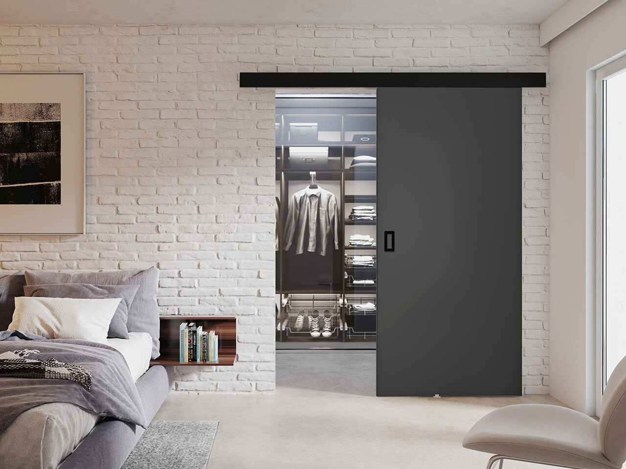 Tolóajtók Dover 170 (Grafit)