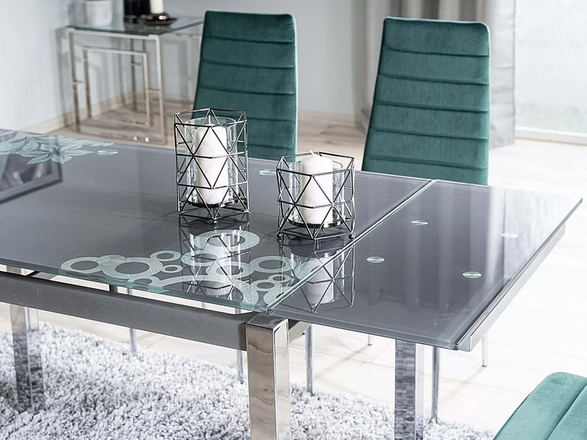 Asztal Detroit 169 (Fekete)