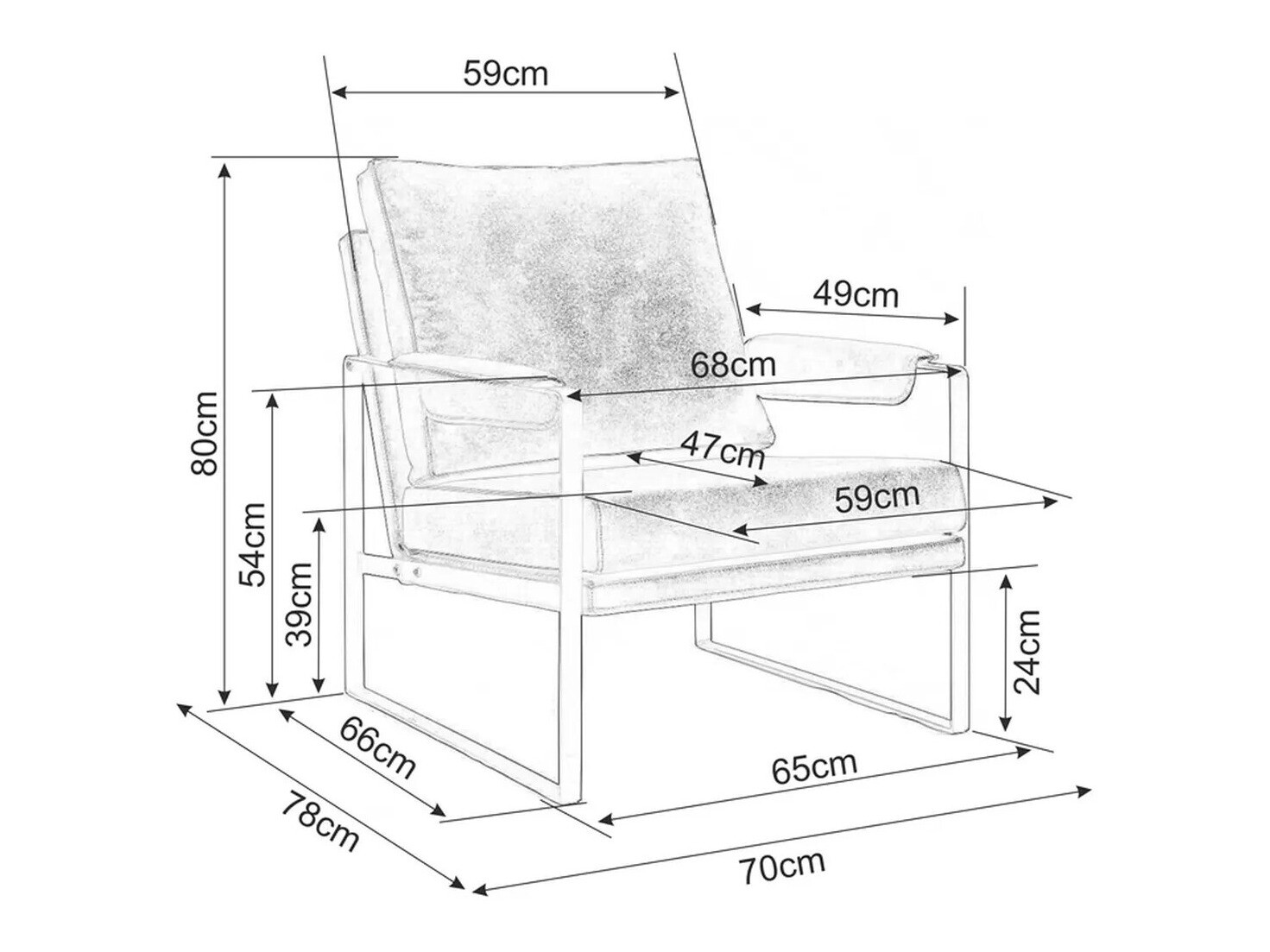Fotel Detroit 114 (Bézs)