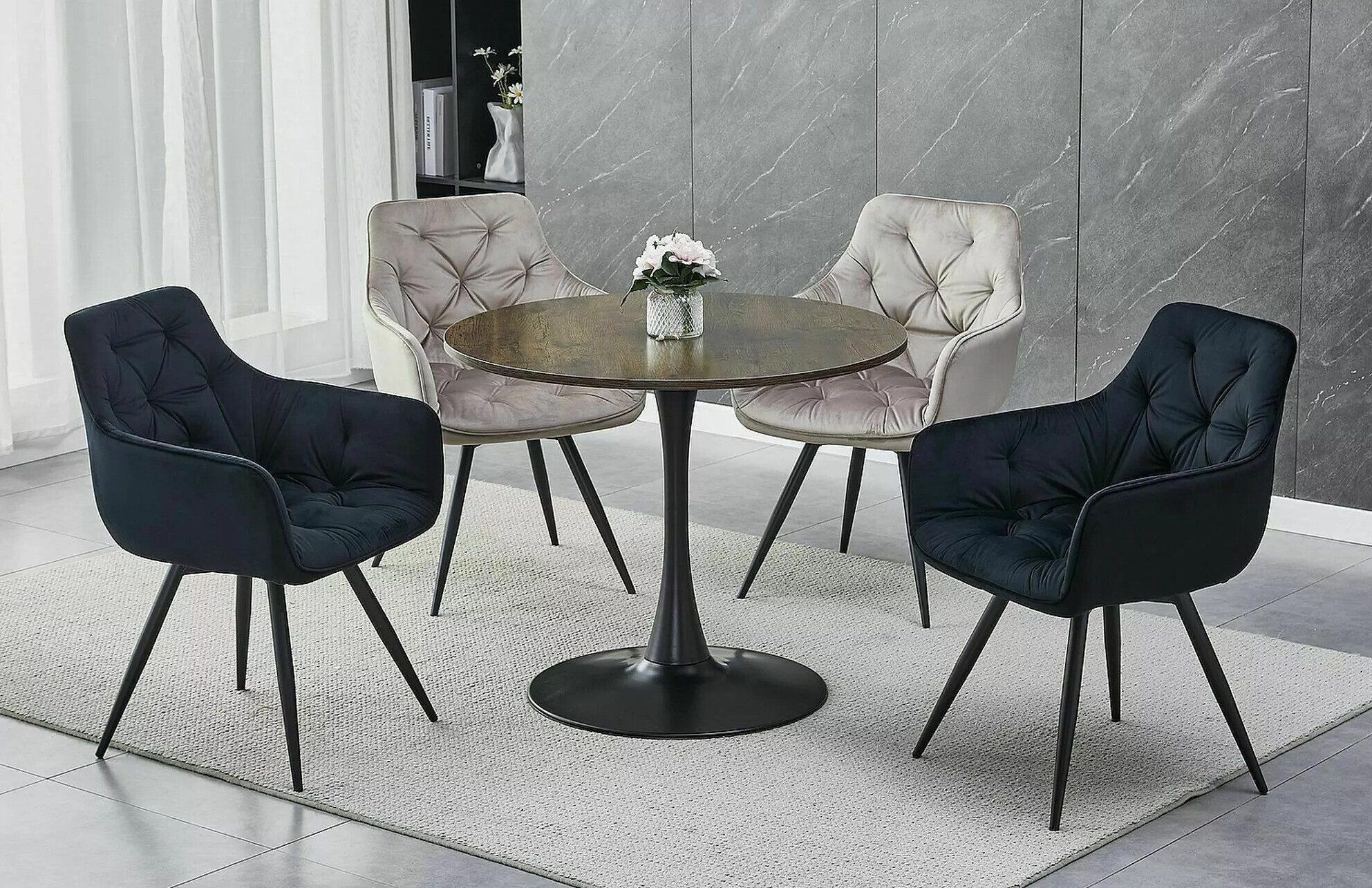 Szék Detroit 286 (Fekete)