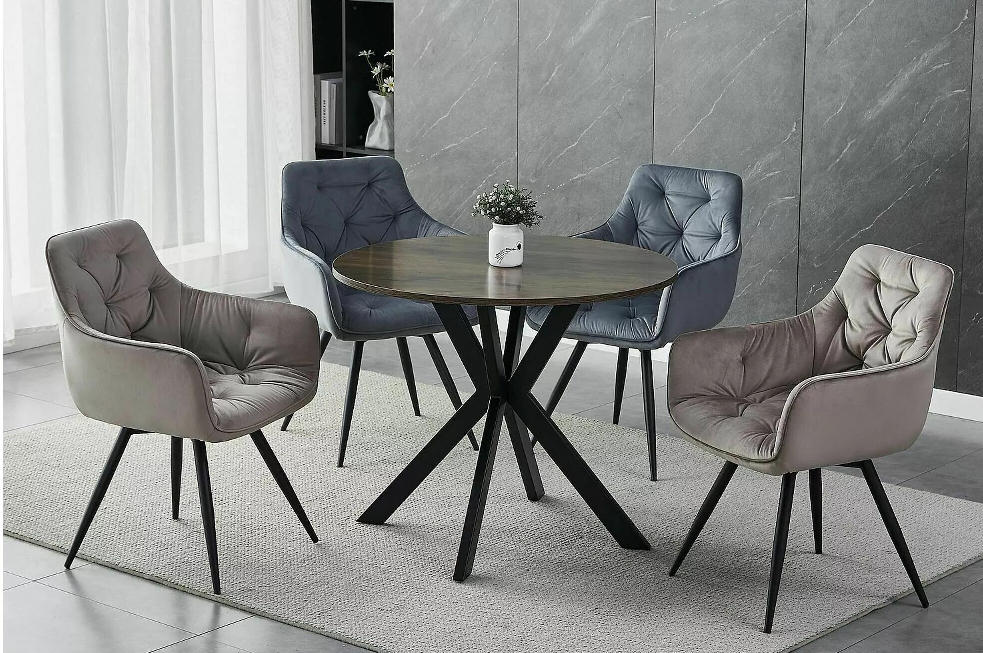 Szék Detroit 286 (Világosbarna)