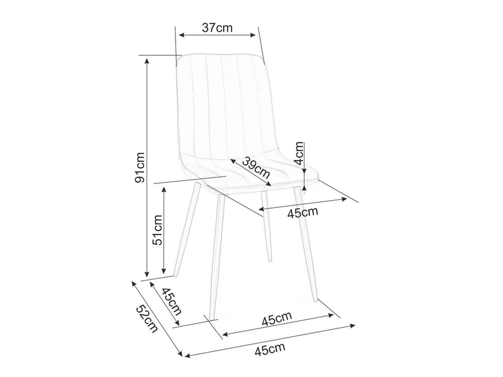 Szék Detroit 287 (Bézs)