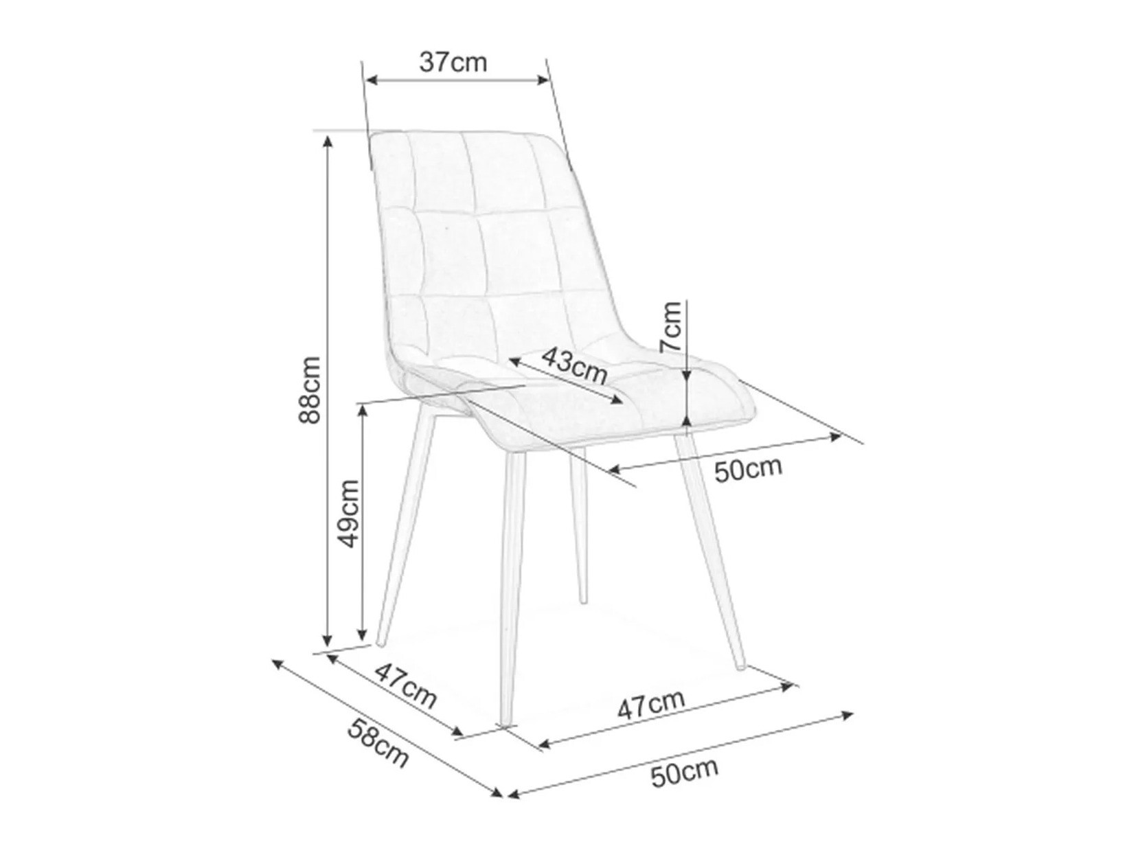 Szék Detroit 288 (Bézs)