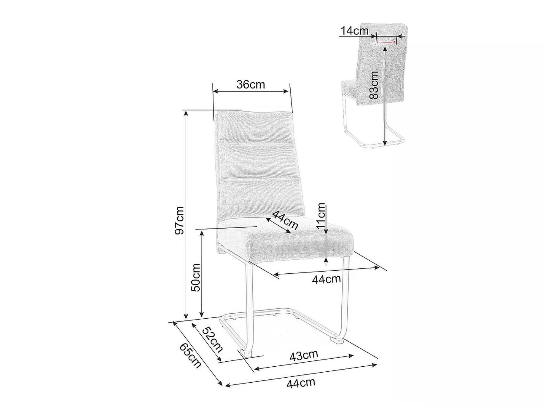 Szék Detroit 294 (Bézs)