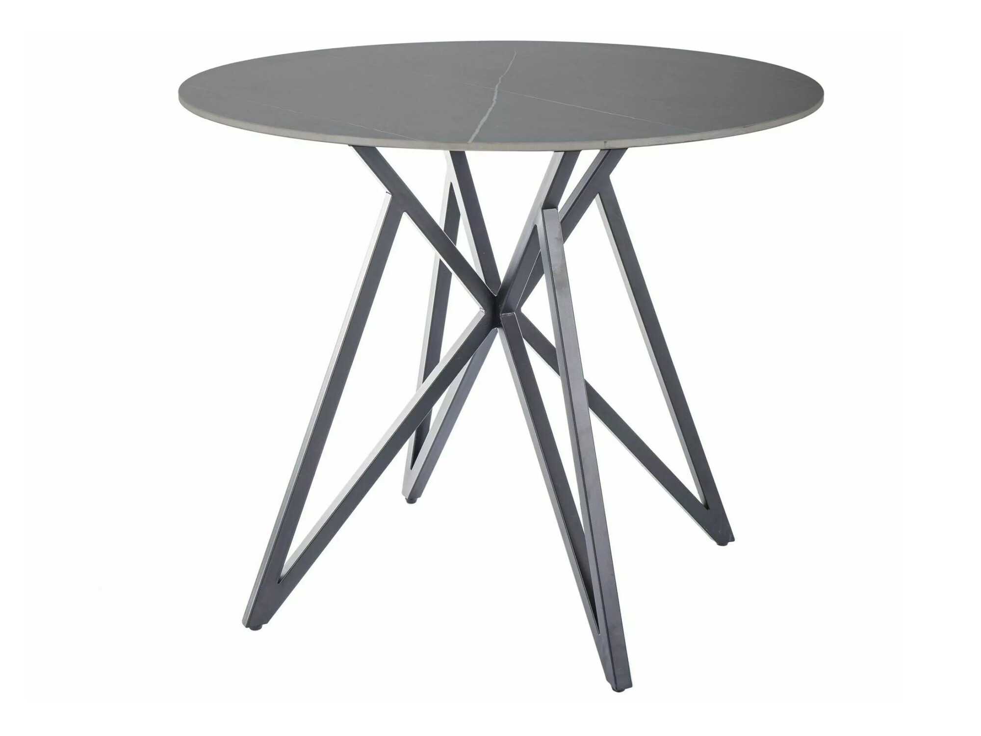 Asztal Detroit 339 (Gray márvány + Fekete)