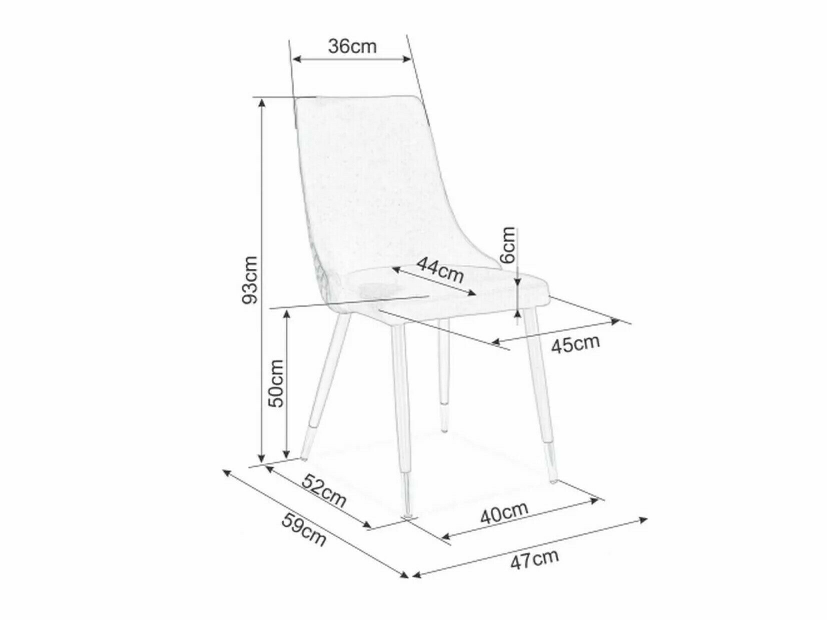 Szék Detroit 347 (Bézs)