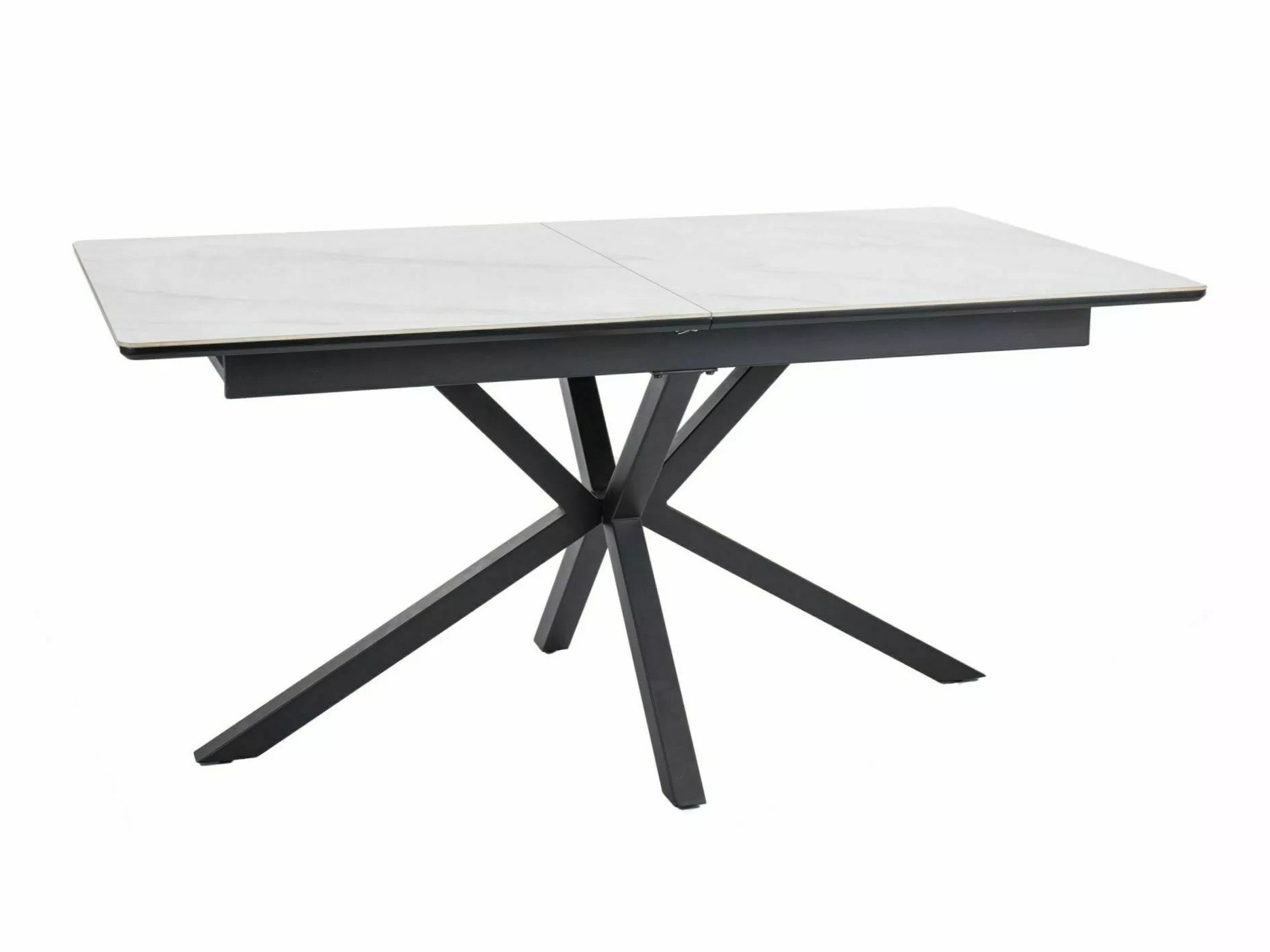 Asztal Detroit 374 (Fehér márvány + Fekete)
