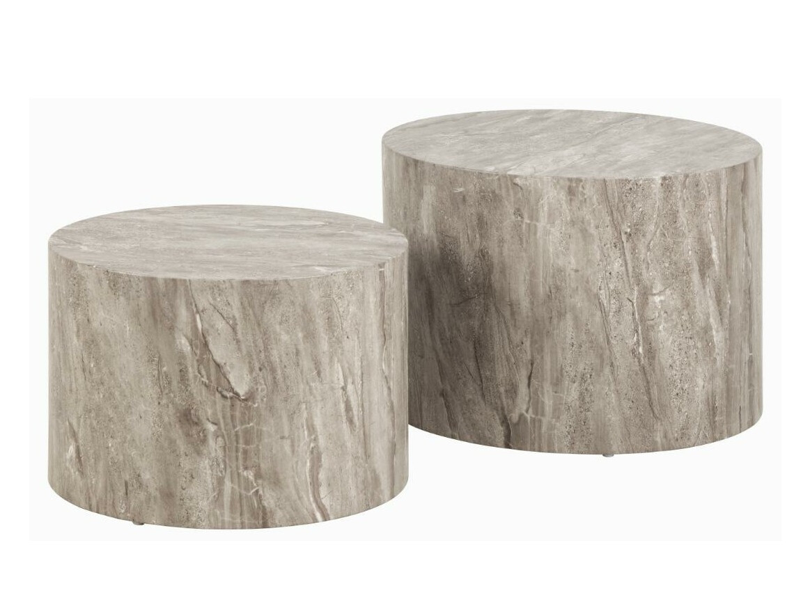 Dohányzóasztal szett Norsica 800 (Szürke)