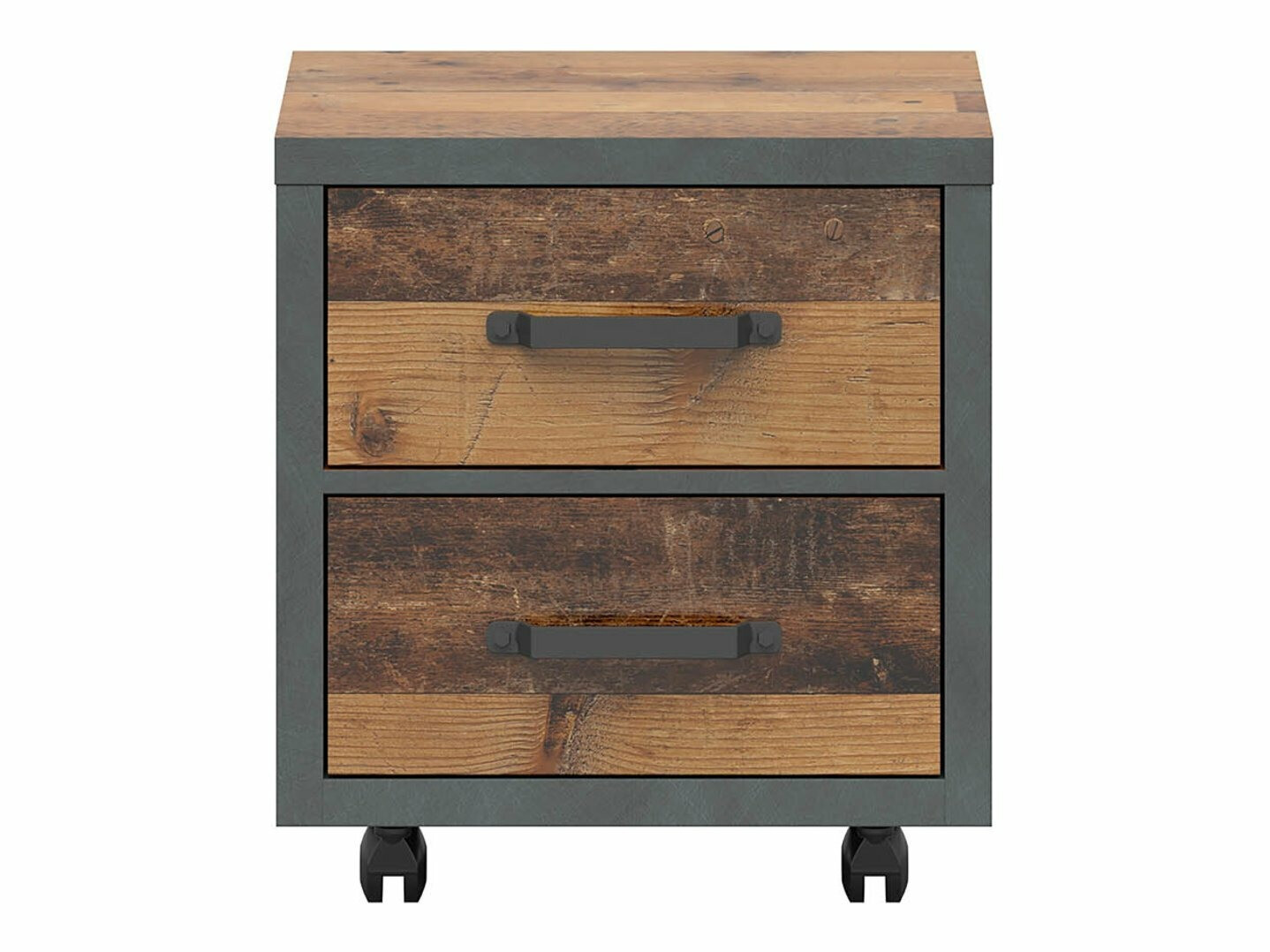 Éjjeliszekrény Belsera 103 (Barna + Matera szürke)