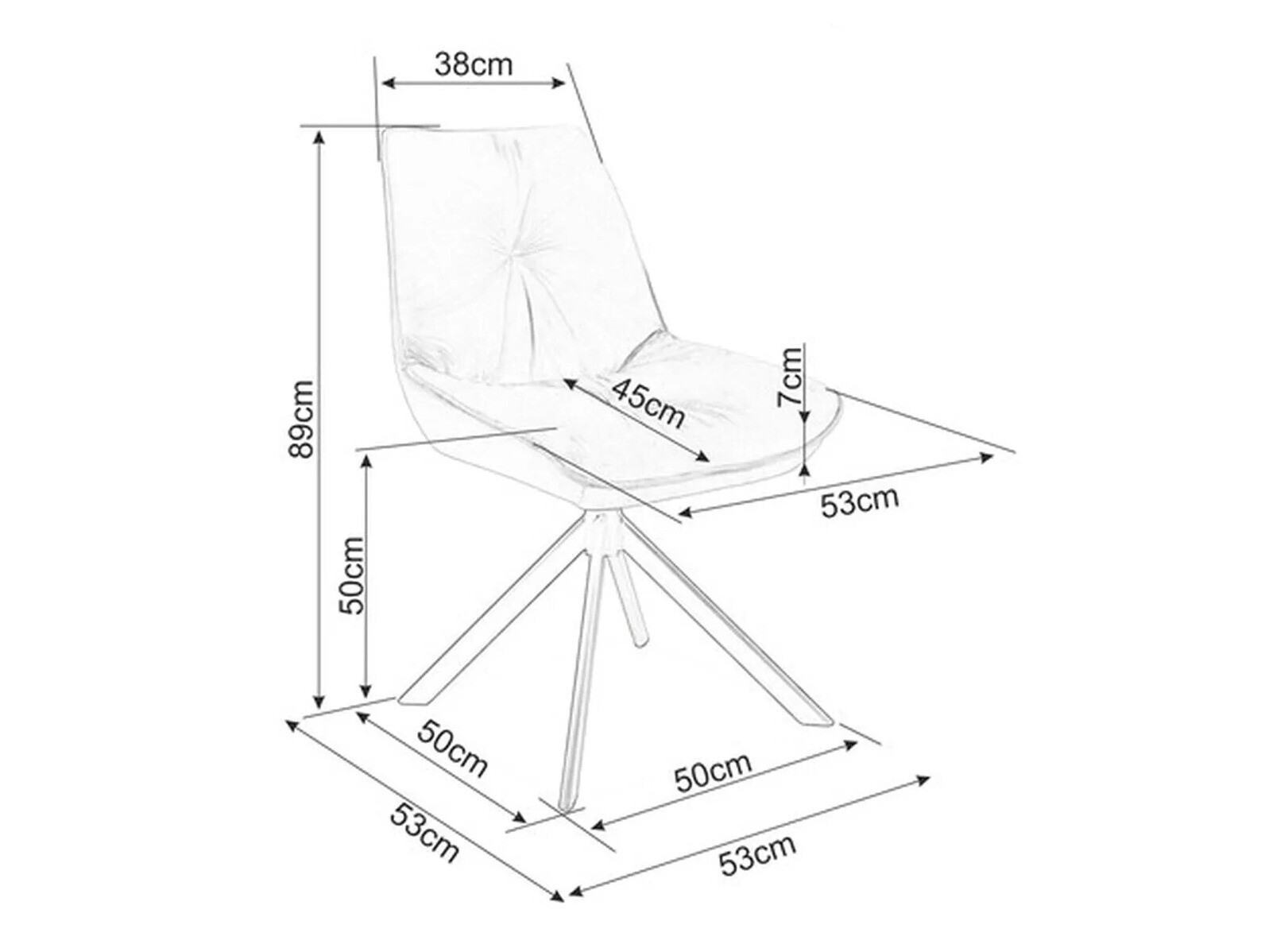 Szék Detroit 392 (Bézs)