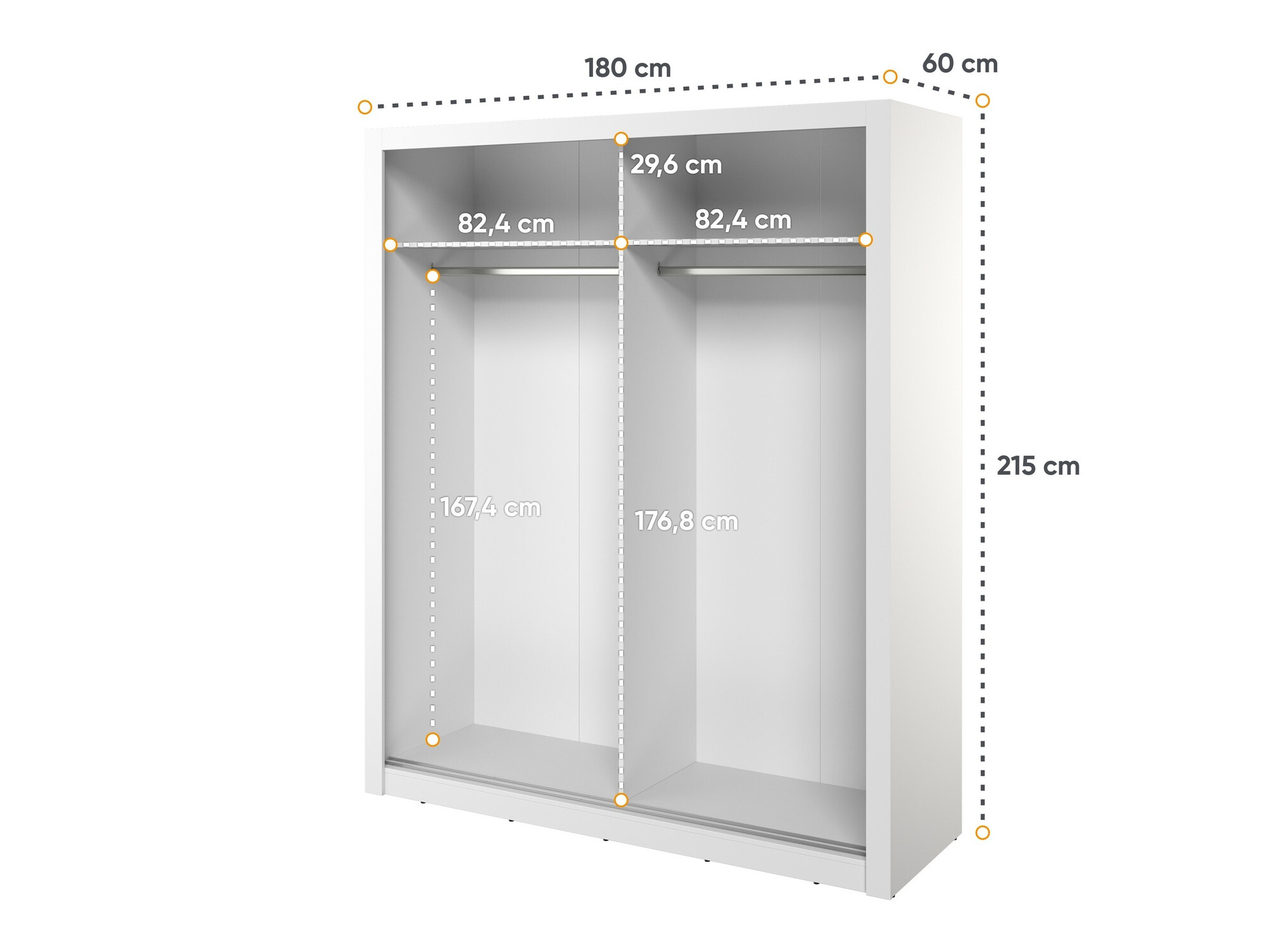 Gardróbszekrény Fresno 146