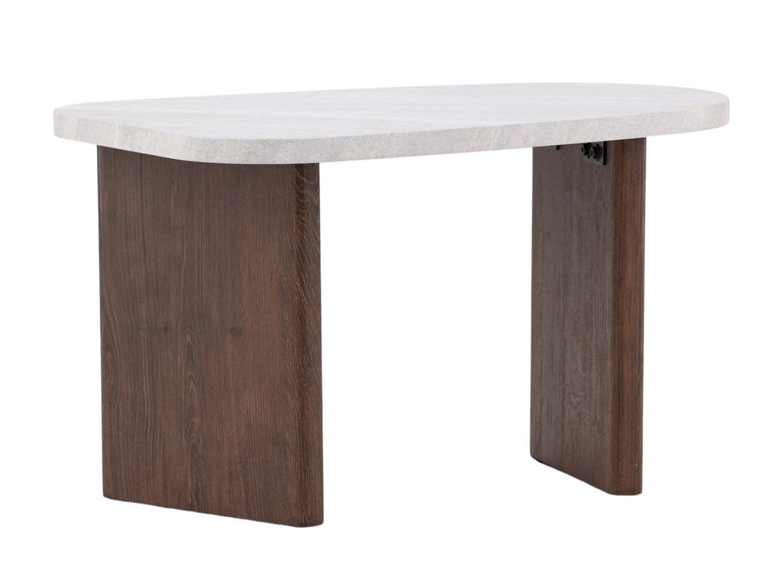 Dohányzóasztal Dallas 4214 (Világosszürke + Barna)