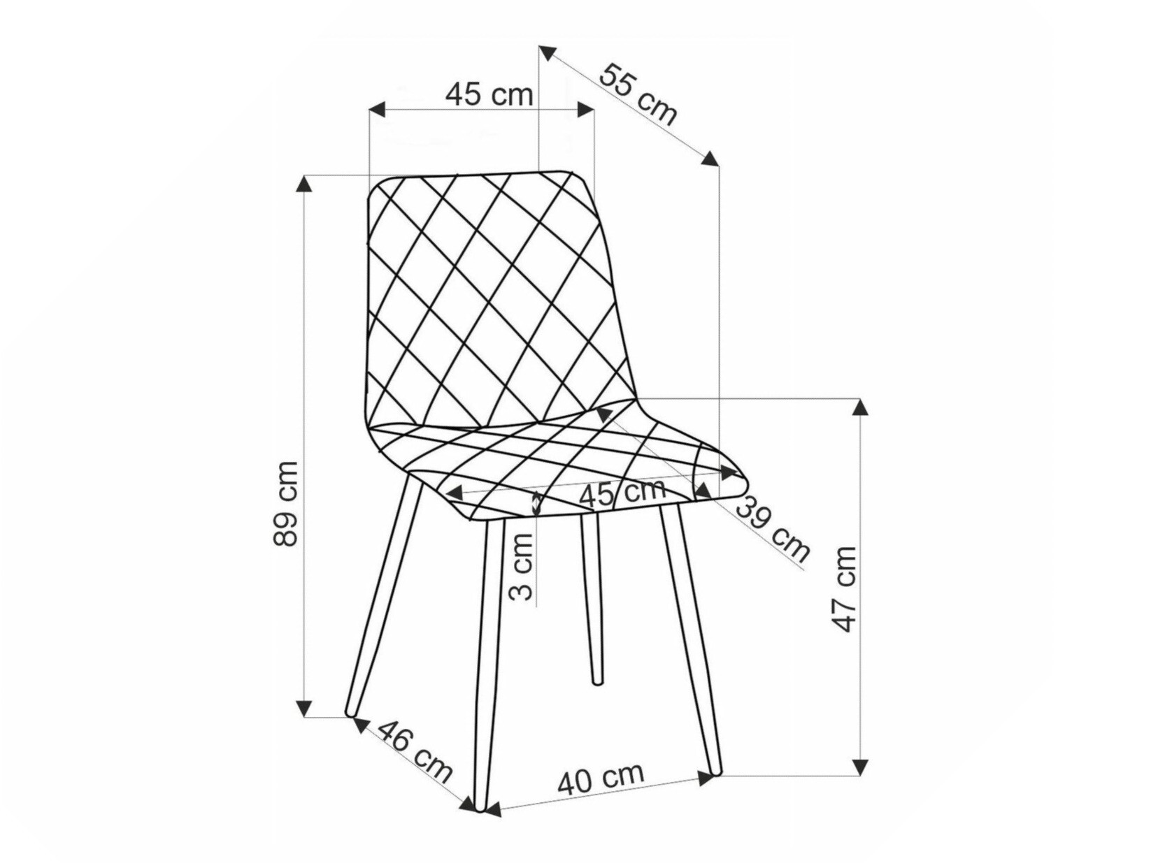 Szék Houston 1731 (Zöld)