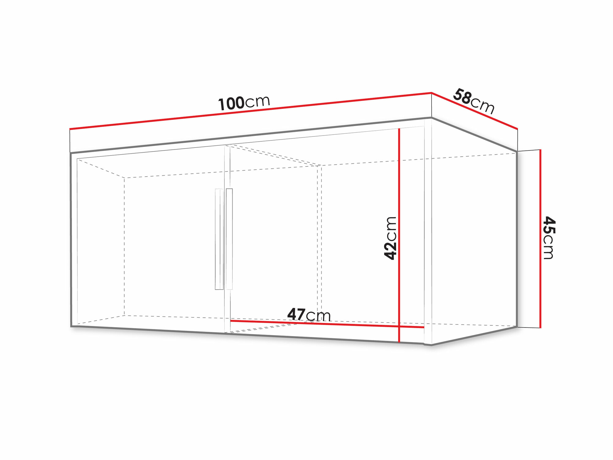Gardróbszekrény Collis (Wotan tölgy + Fekete)