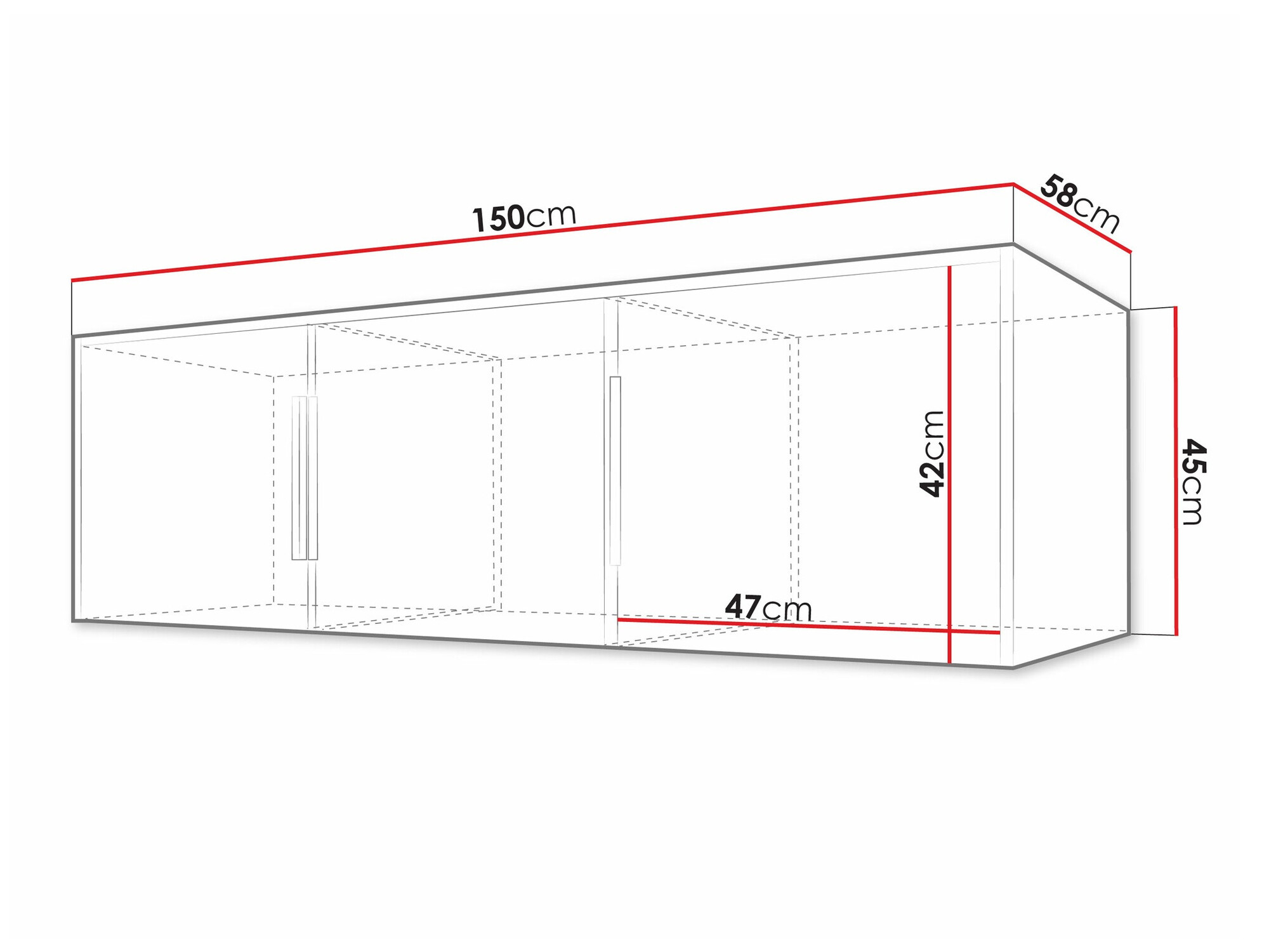 Gardróbszekrény Enolevo 106 (Fehér + Wotan tölgy)