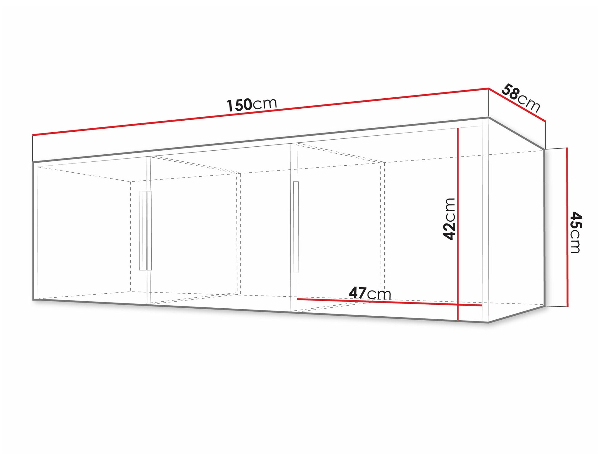 Szekrény Collis I (Wotan tölgy + Fekete)