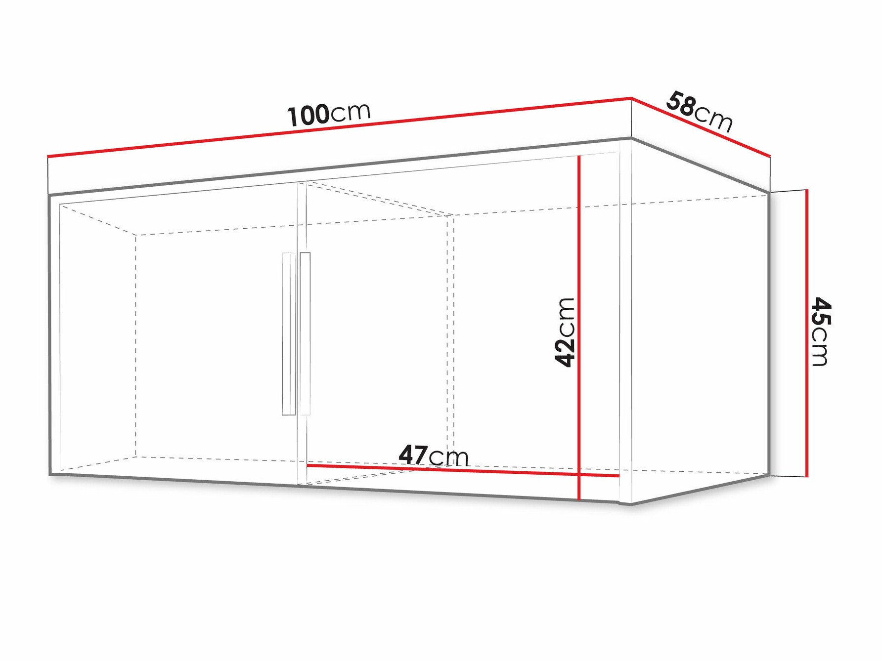 Szekrény Enolevo 103 (Fehér + Wotan tölgy)