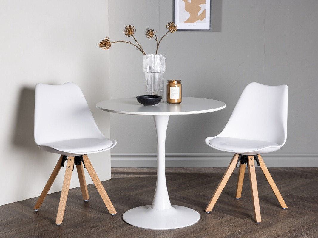 Étkezőgarnitúra Dallas 4467 (Fehér + Világos fa)