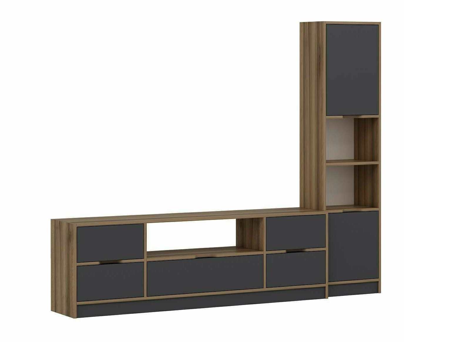 Nappali szett Kailua J116 (Dió + Antracit)