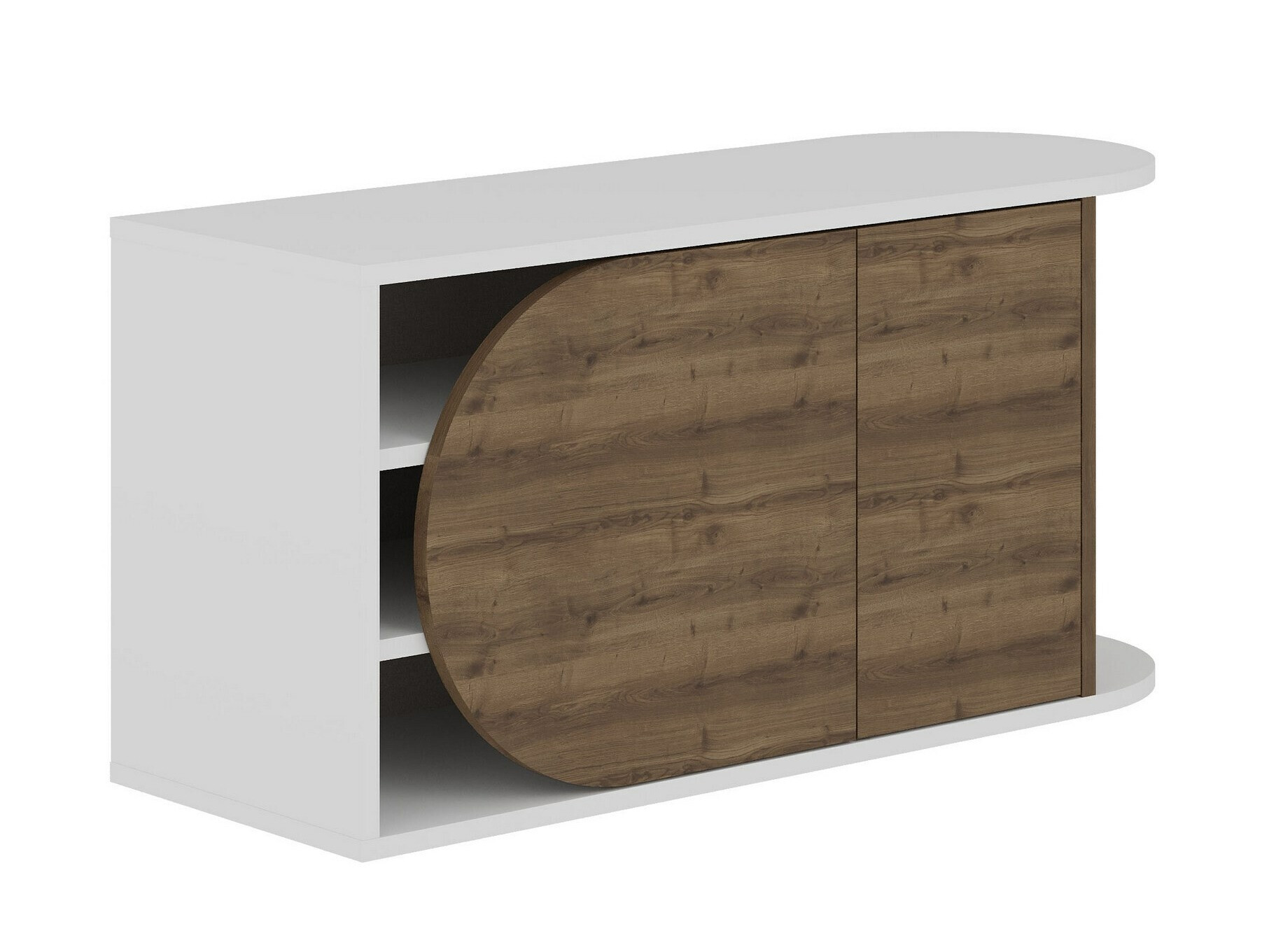 Cipőtároló Kailua 2151 (Fehér + Sötét erdő)