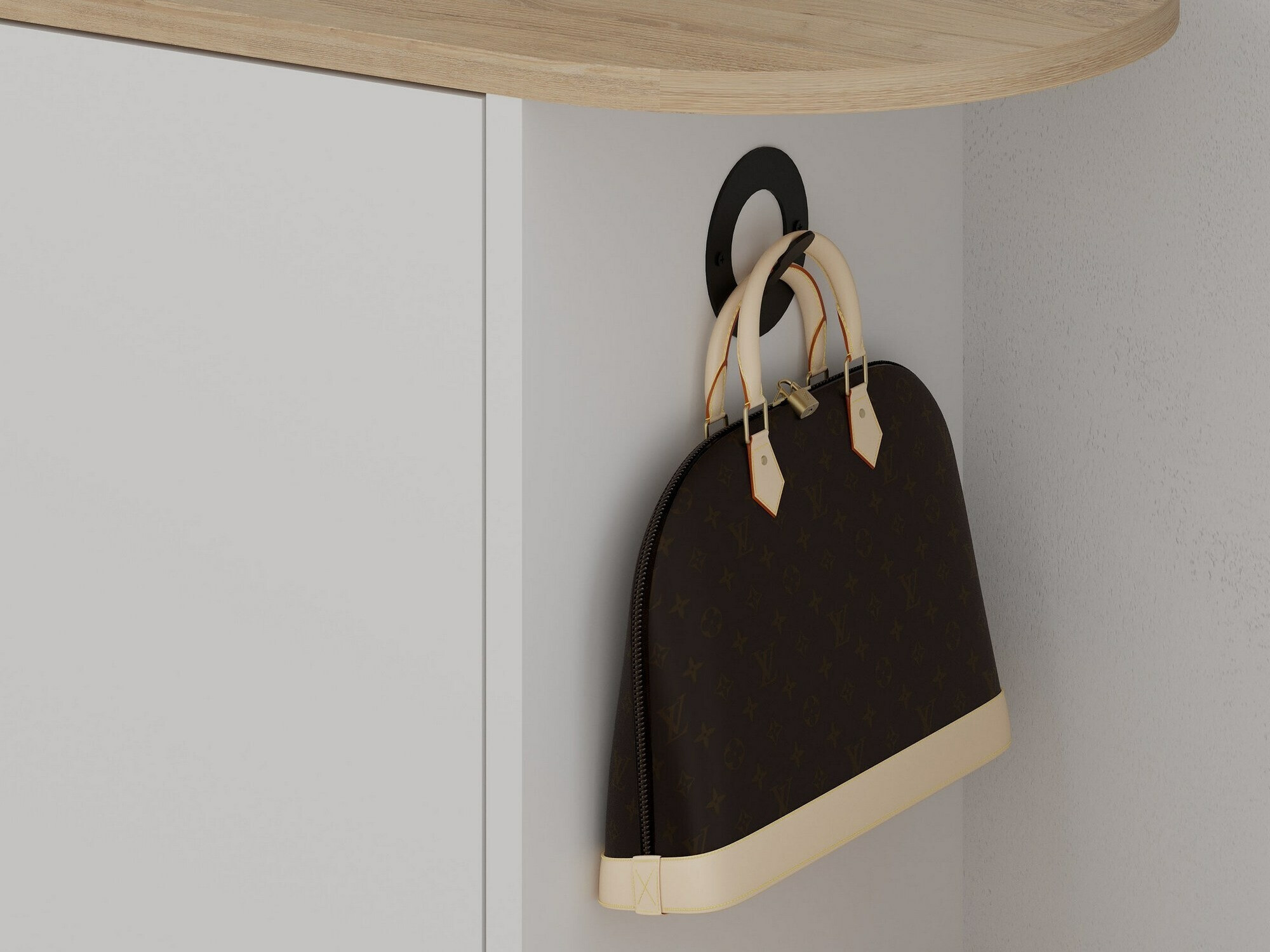 Cipőtároló Kailua 2151 (Fehér + Tölgy)