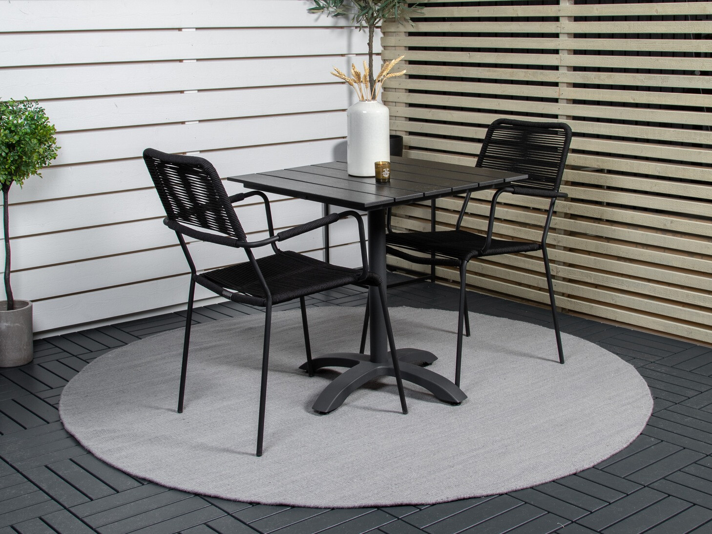 Erkély készlet Dallas 2221 (Fekete)