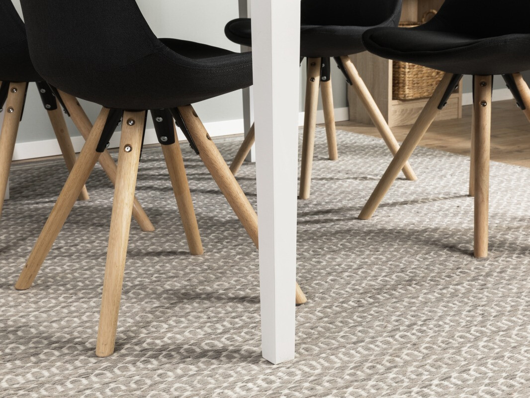 Étkezőgarnitúra Andrarum 179 (Fekete)