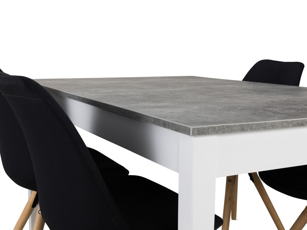 Étkezőgarnitúra Andrarum 179 (Fekete)