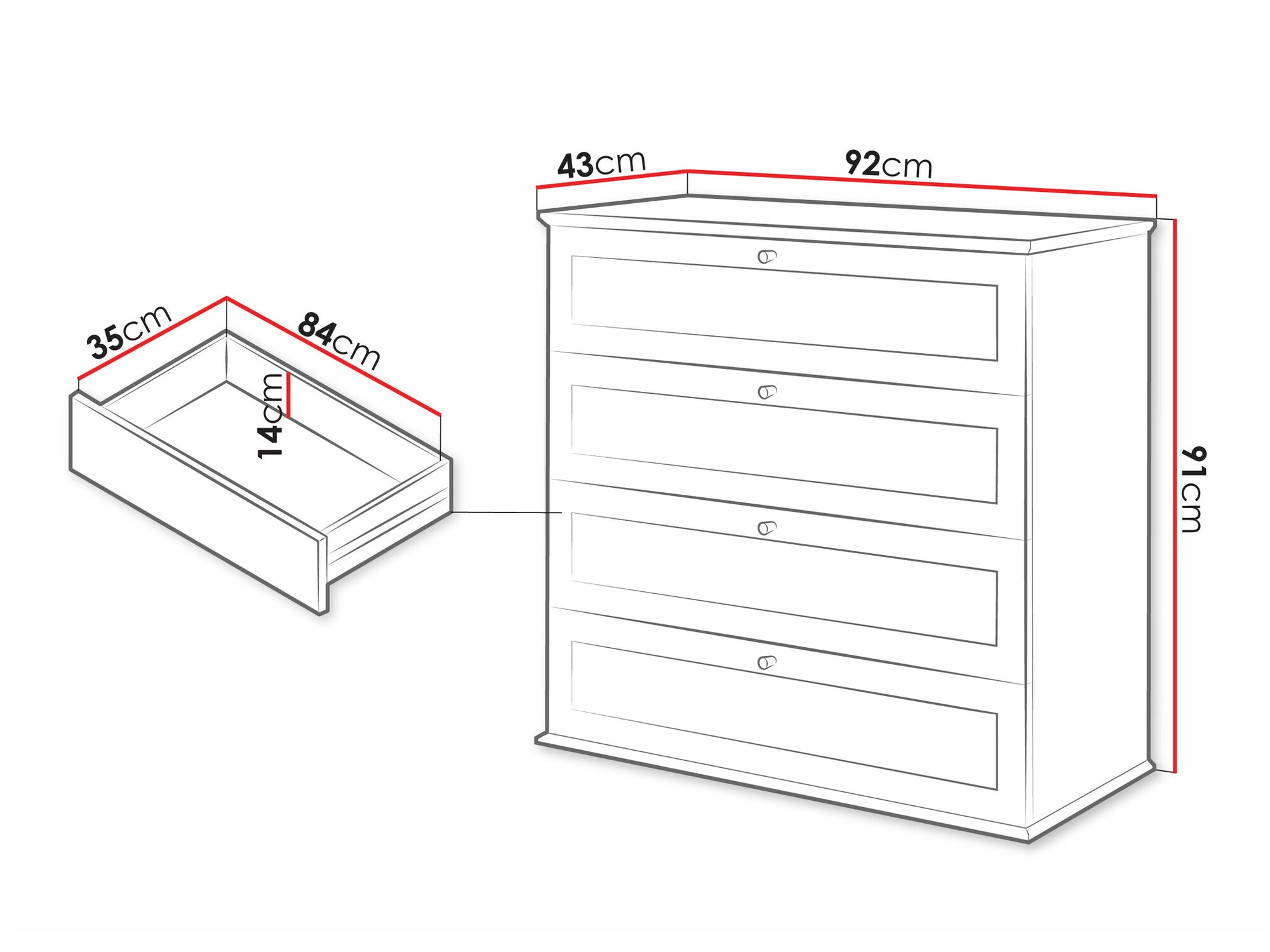 Komód Comfivo Ruvlare 101