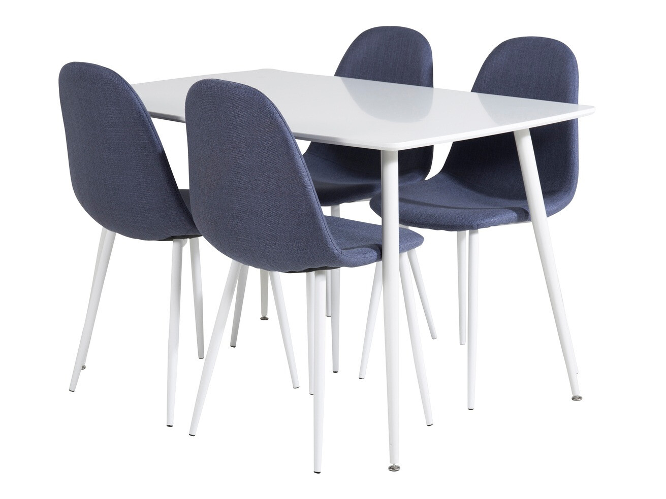 Étkezőgarnitúra Dallas 2040 (Fehér + Kék)