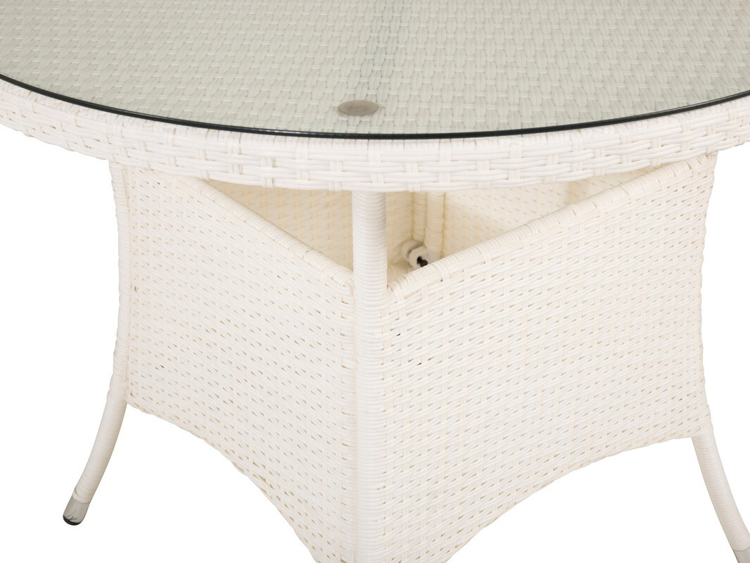 Kerti asztal Dallas 666 (Fehér)