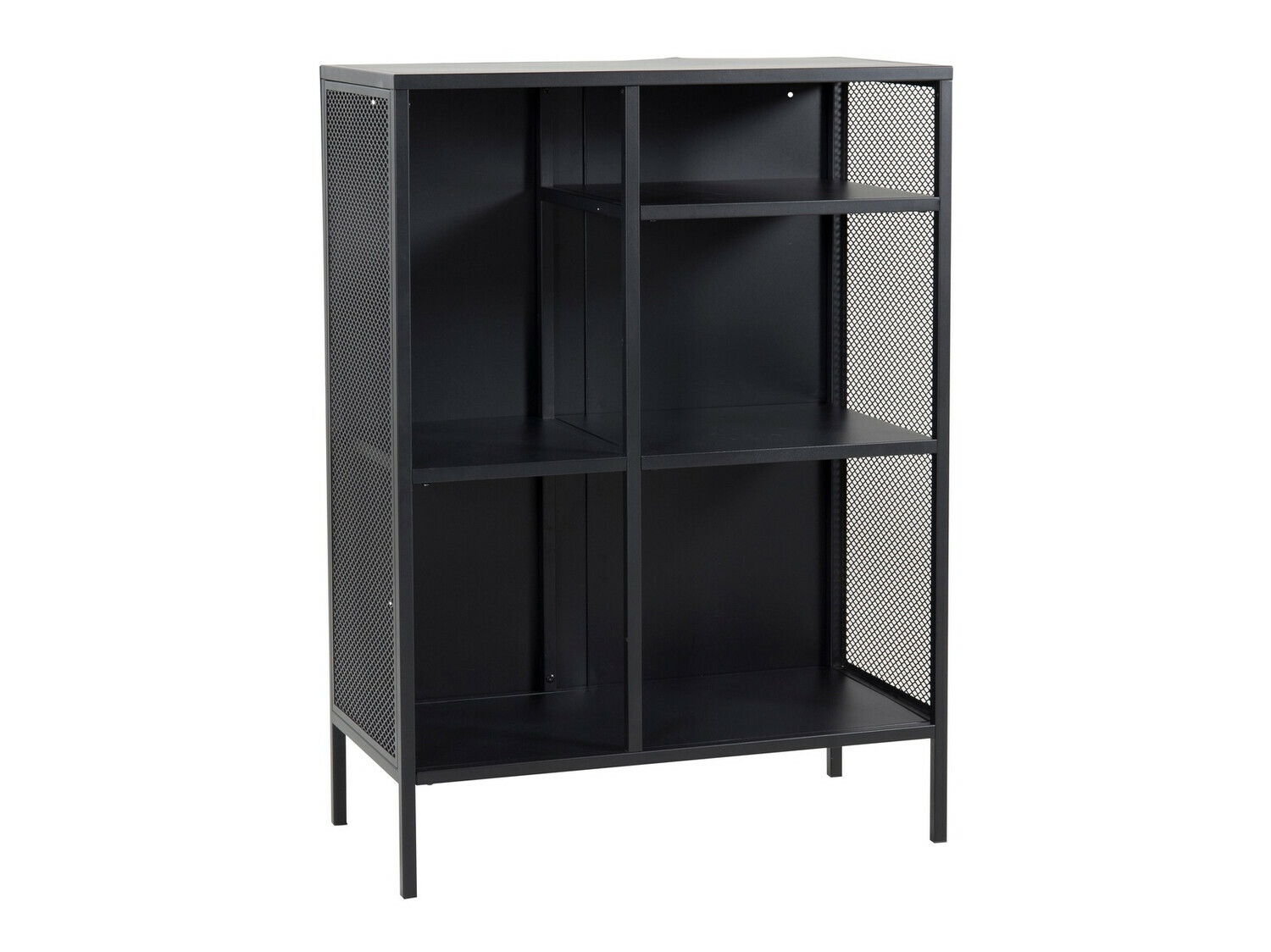 Könyvespolc Dallas 115 (Fekete)