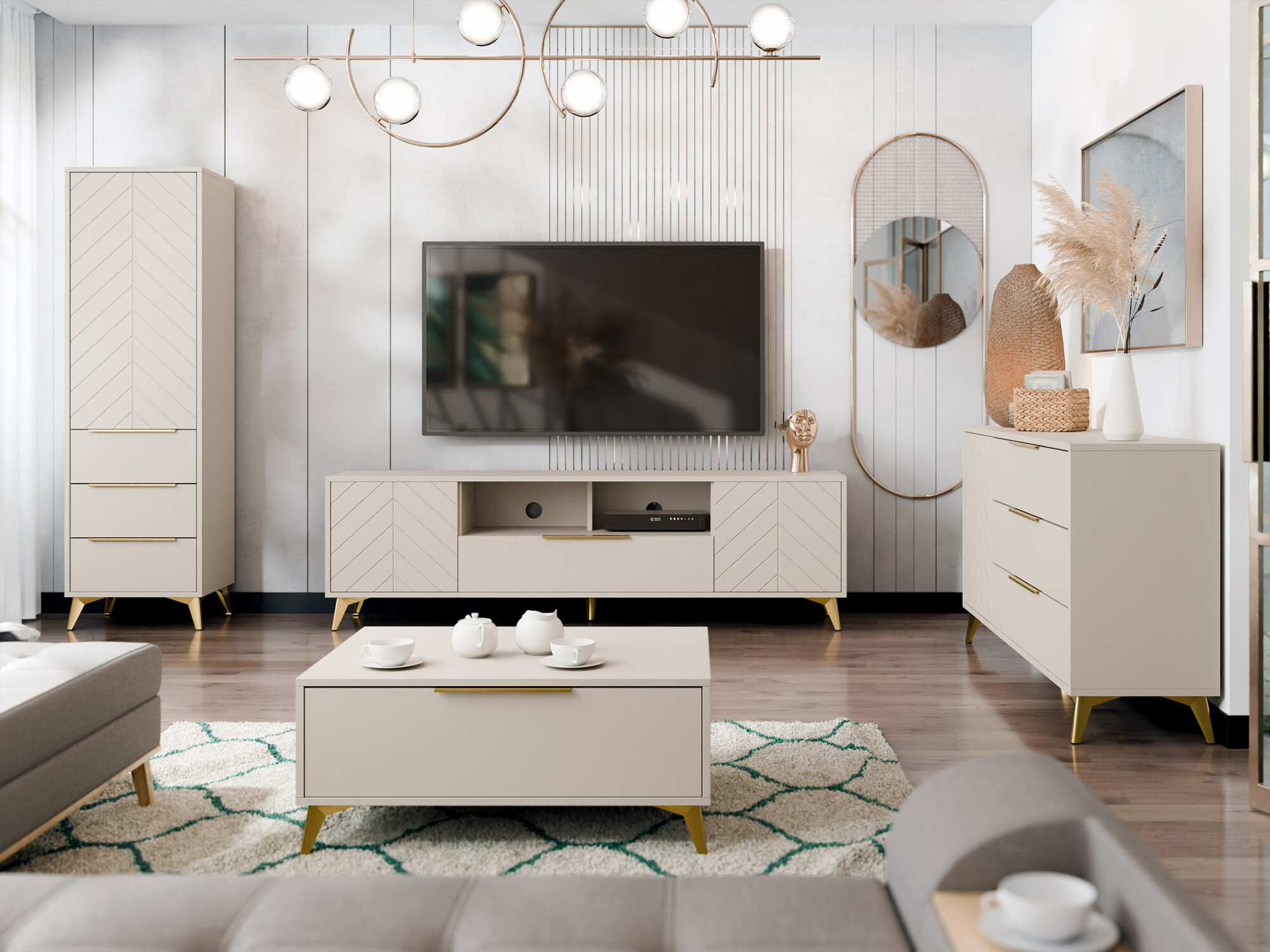 Nappali szett Comfivo Camlue 107