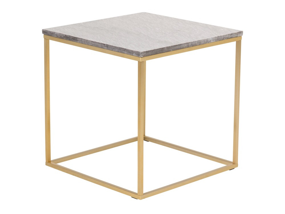 Dohányzóasztal Dallas 178 (Fekete márvány + Sárgaréz)