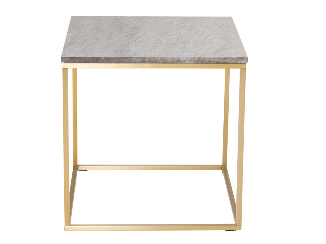 Dohányzóasztal Dallas 178 (Fekete márvány + Sárgaréz)