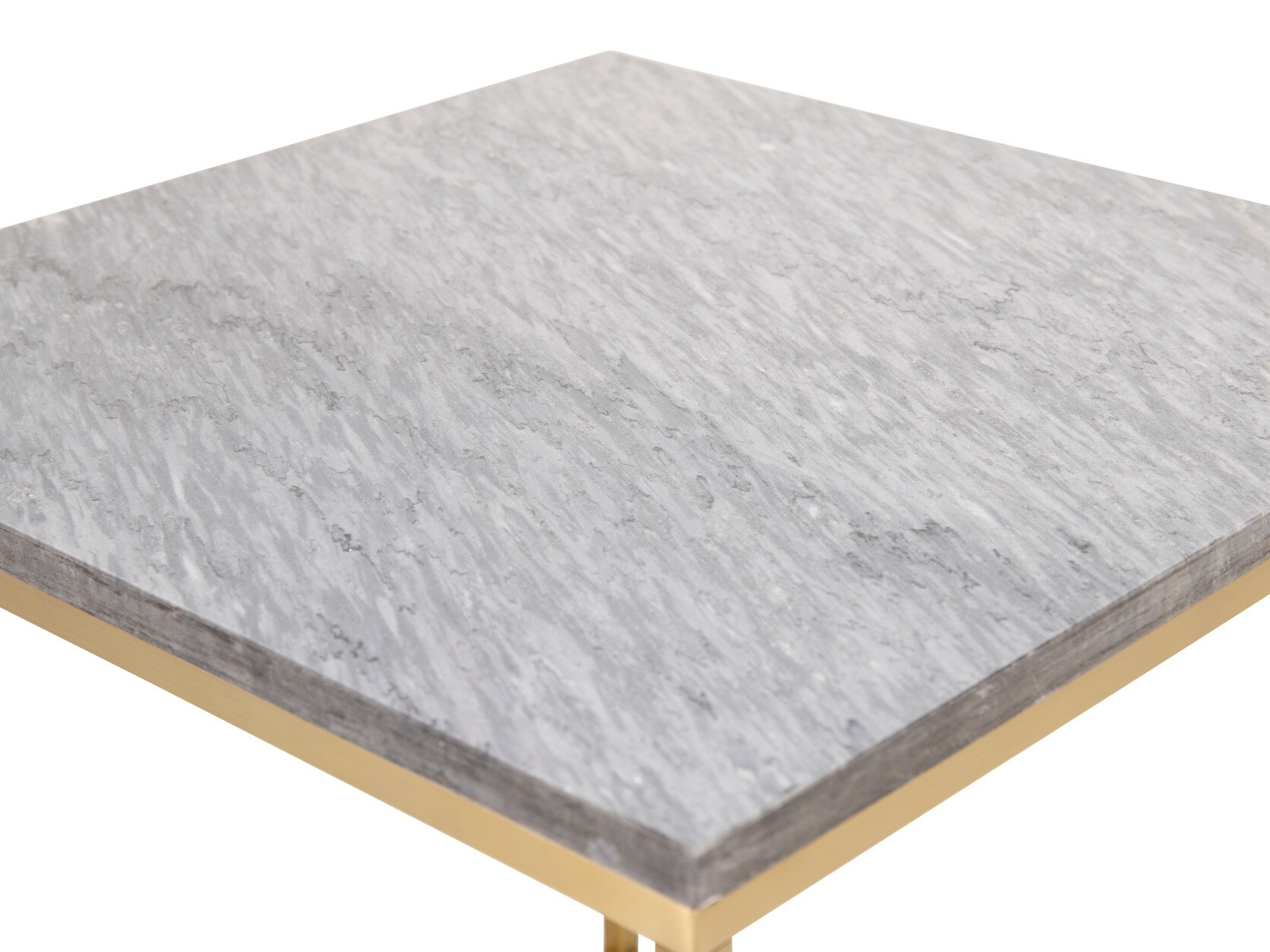 Dohányzóasztal Dallas 178 (Fekete márvány + Sárgaréz)