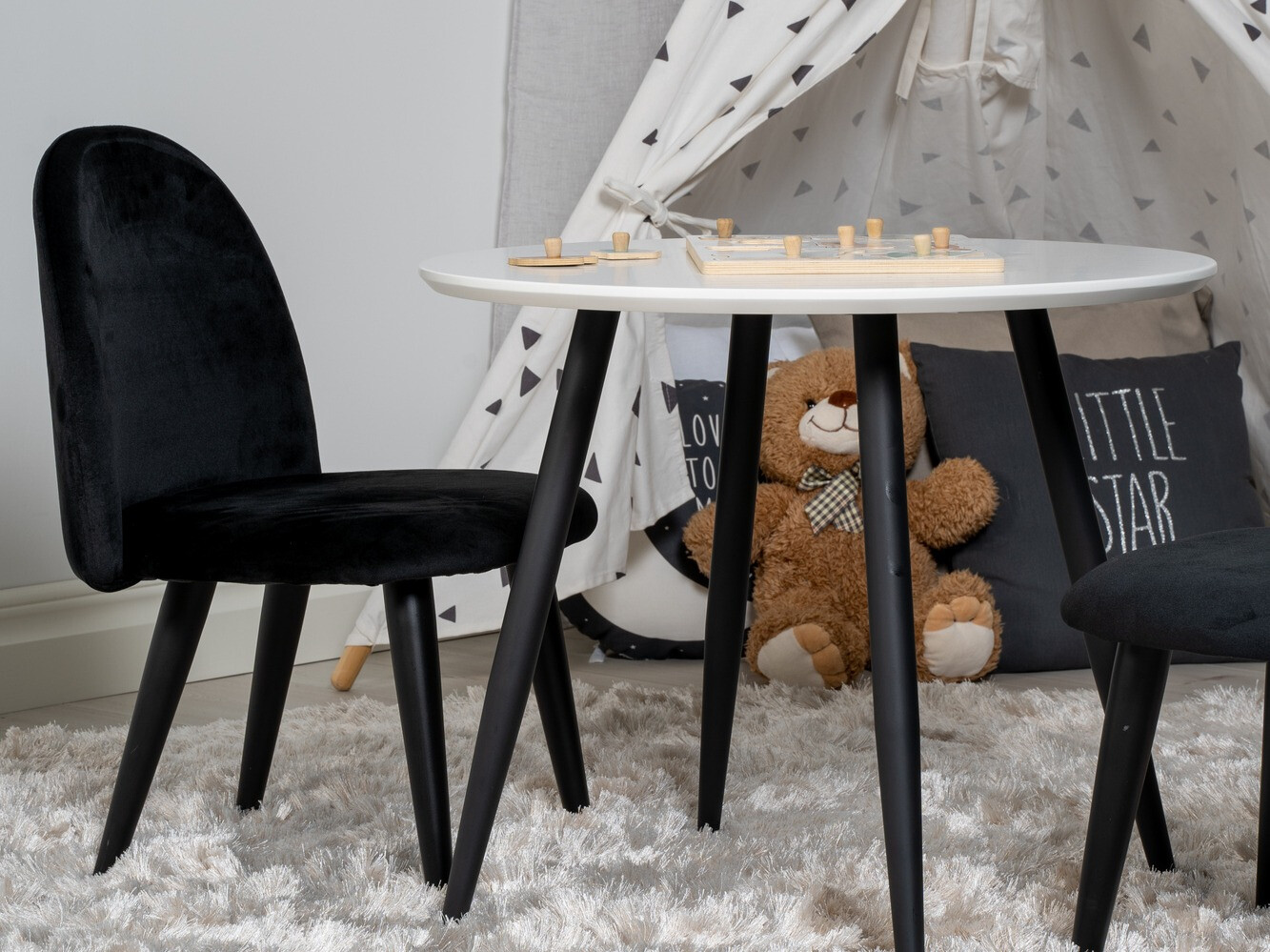 Gyerekszék Dallas 165 (Fekete)