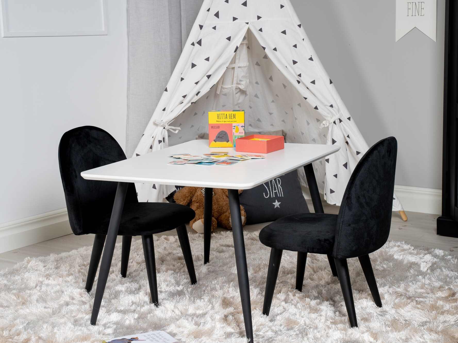 Gyerekszék Dallas 165 (Fekete)