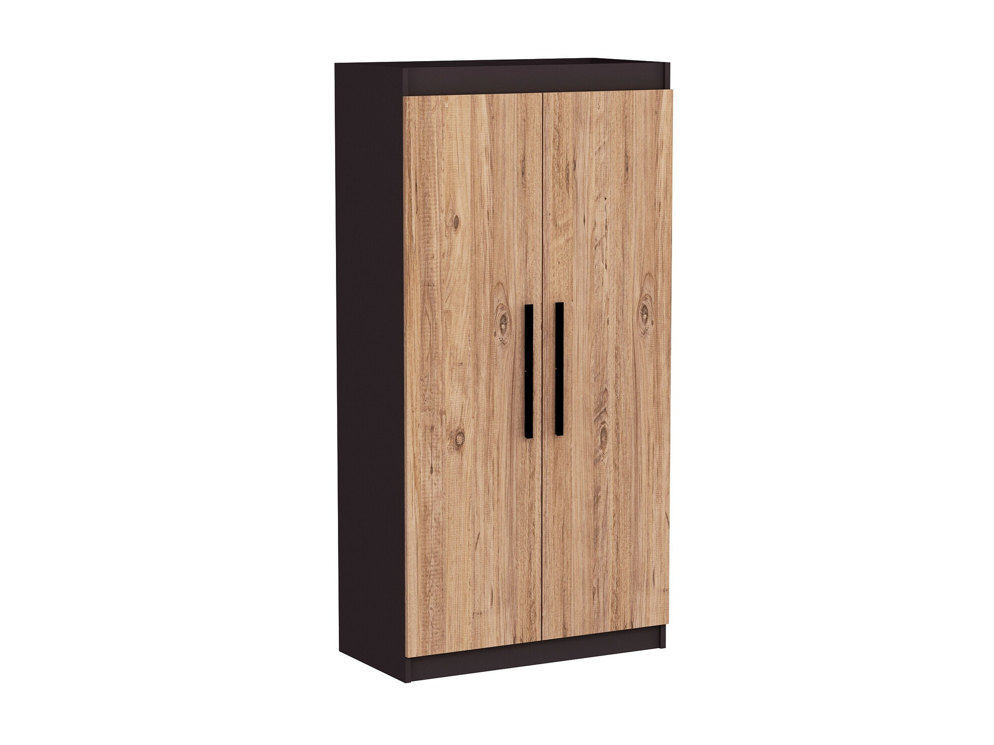 Gardróbszekrény Kailua 2186 (Antracit + Fenyő)